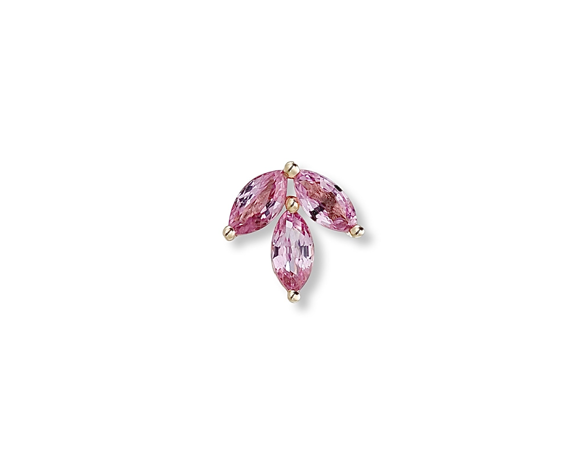 Pink Petal Single Stud