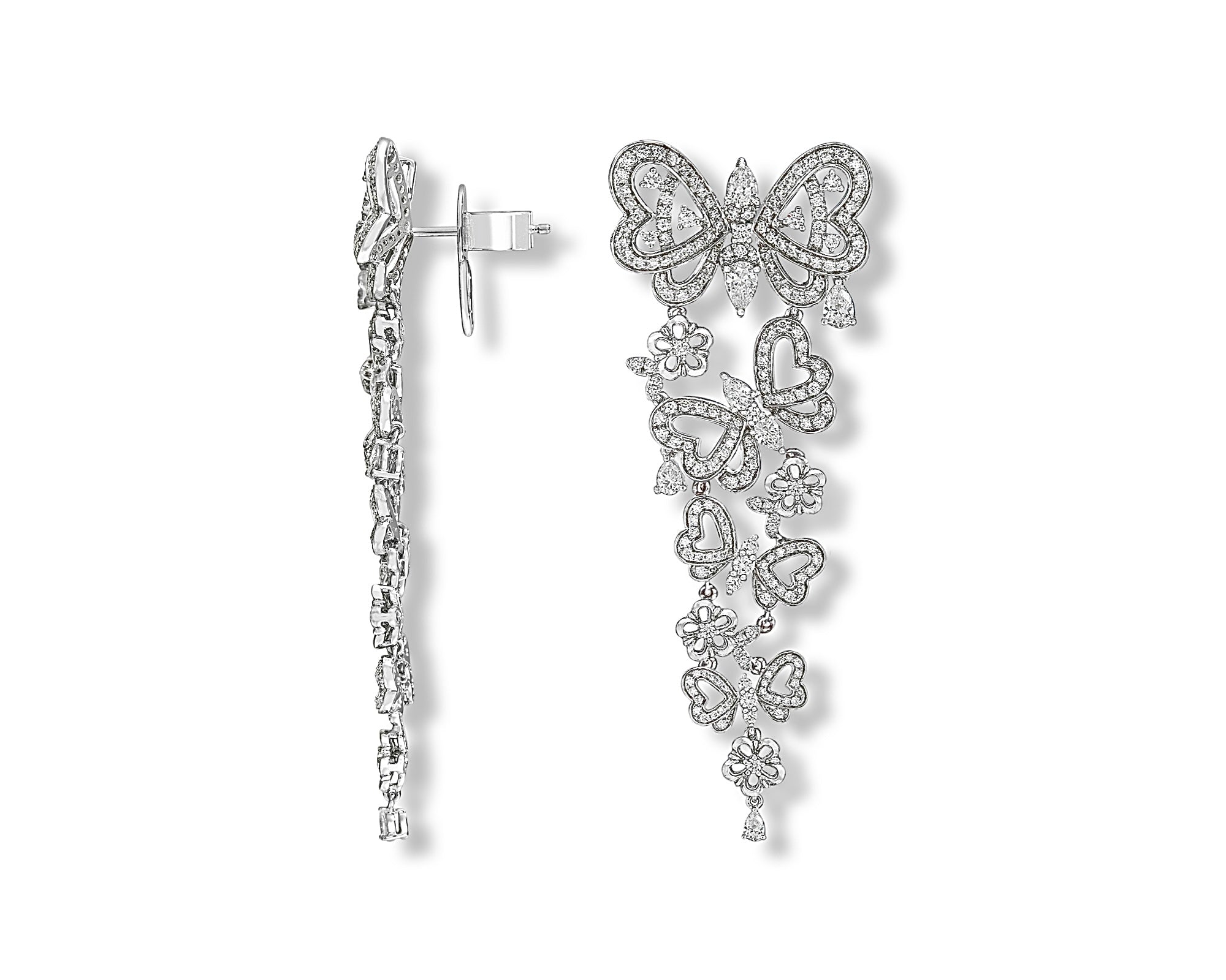 Enchanted Butterfly Garden Earring