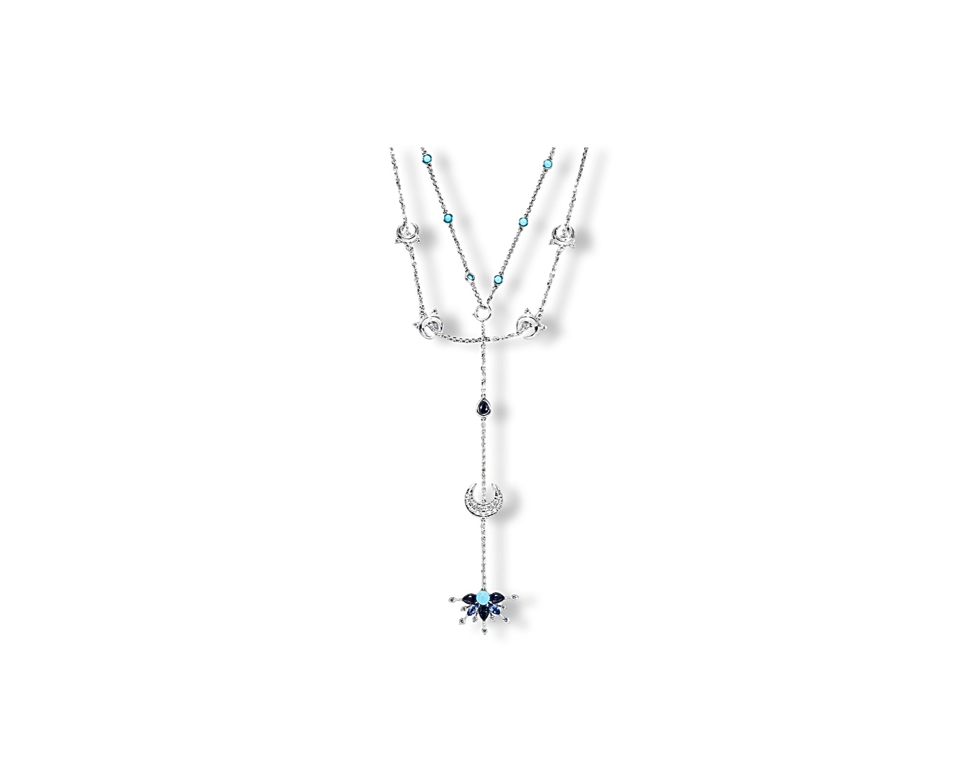 Twice in a Blue Moon Necklace