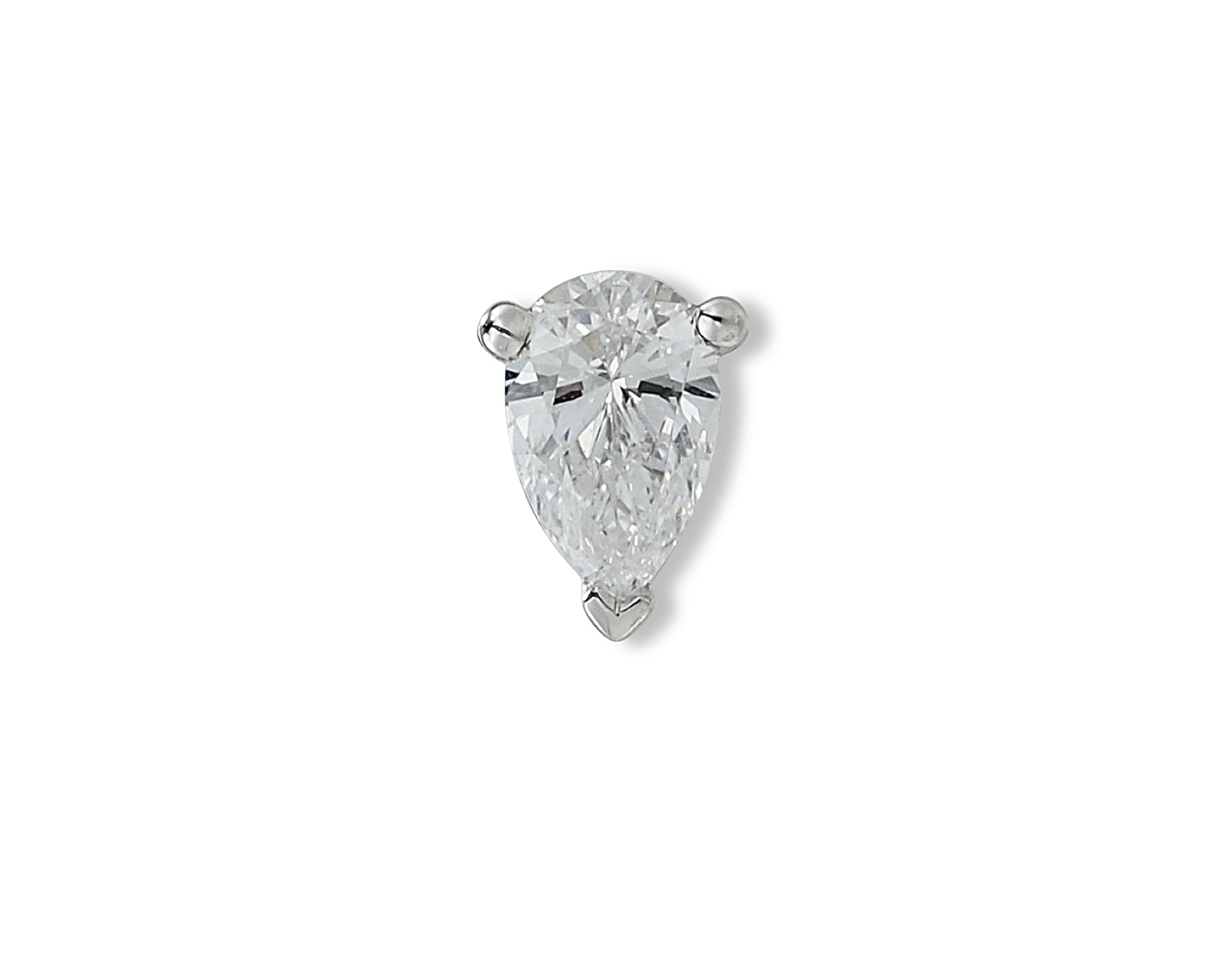 Pear Diamond Single Stud