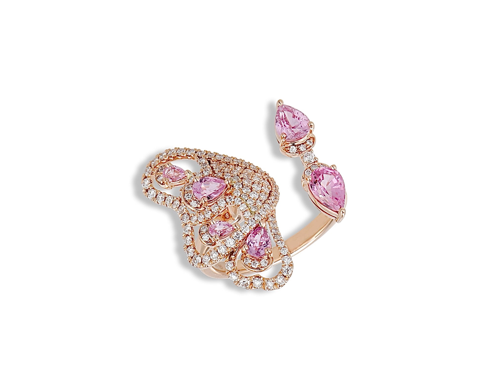 Pink Enchanted Butterfly Ring