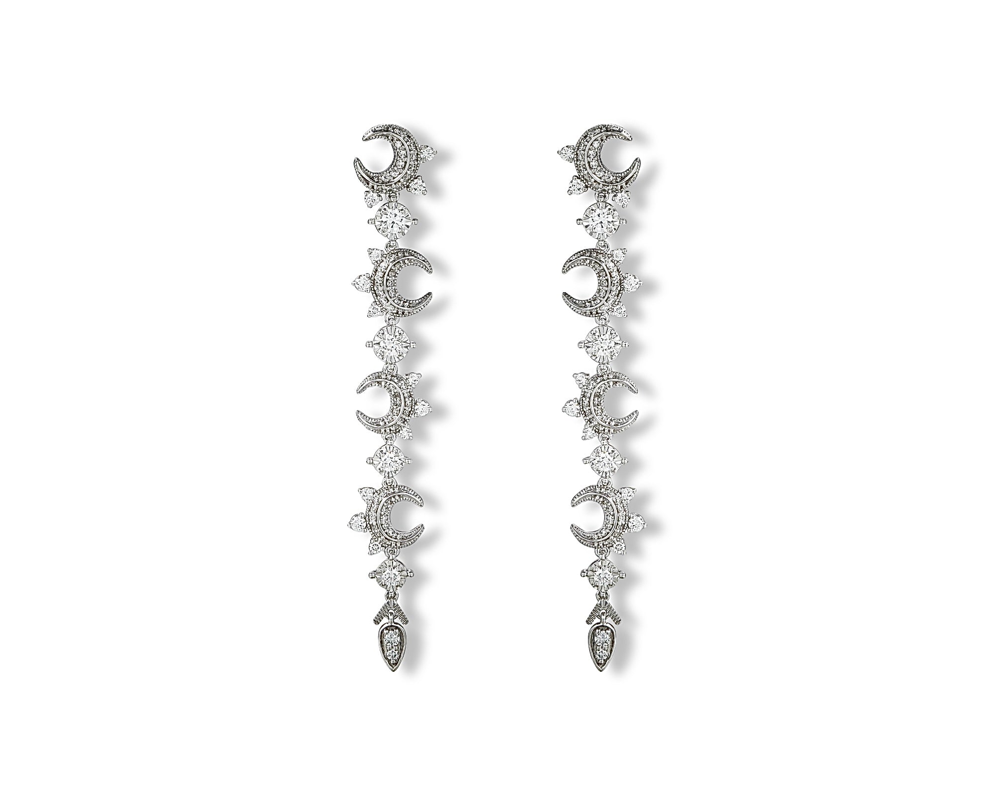 Crescent Long Earring