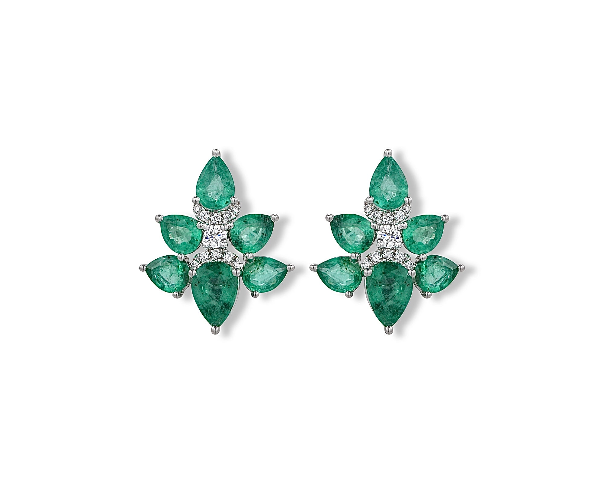 Enchanted Emerald Firefly Stud