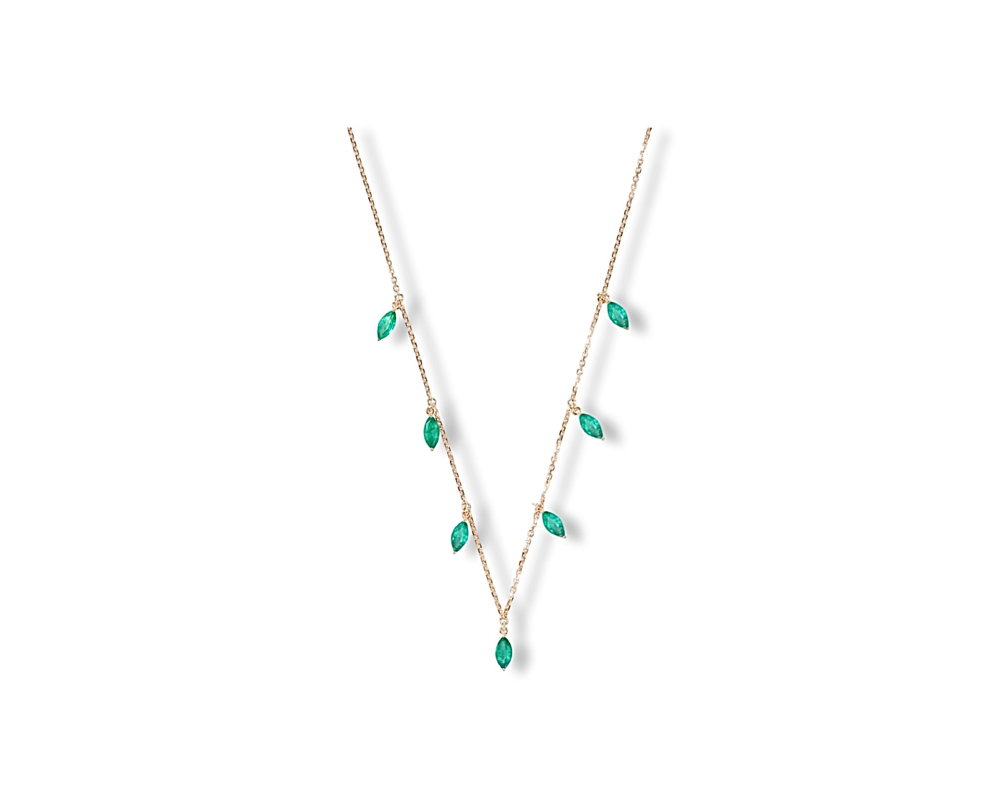Marquise Emerald Choker