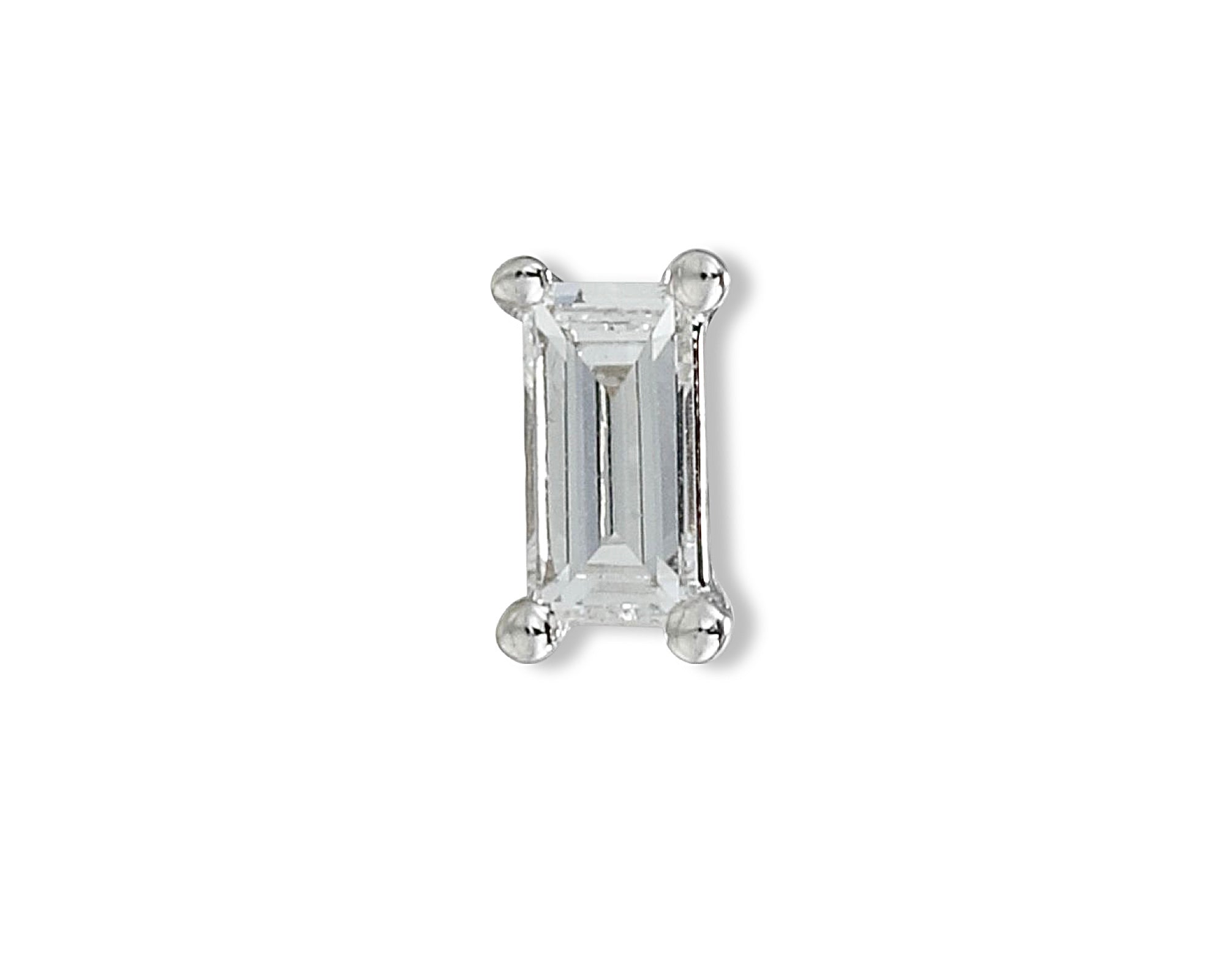 Baguette Single Stud