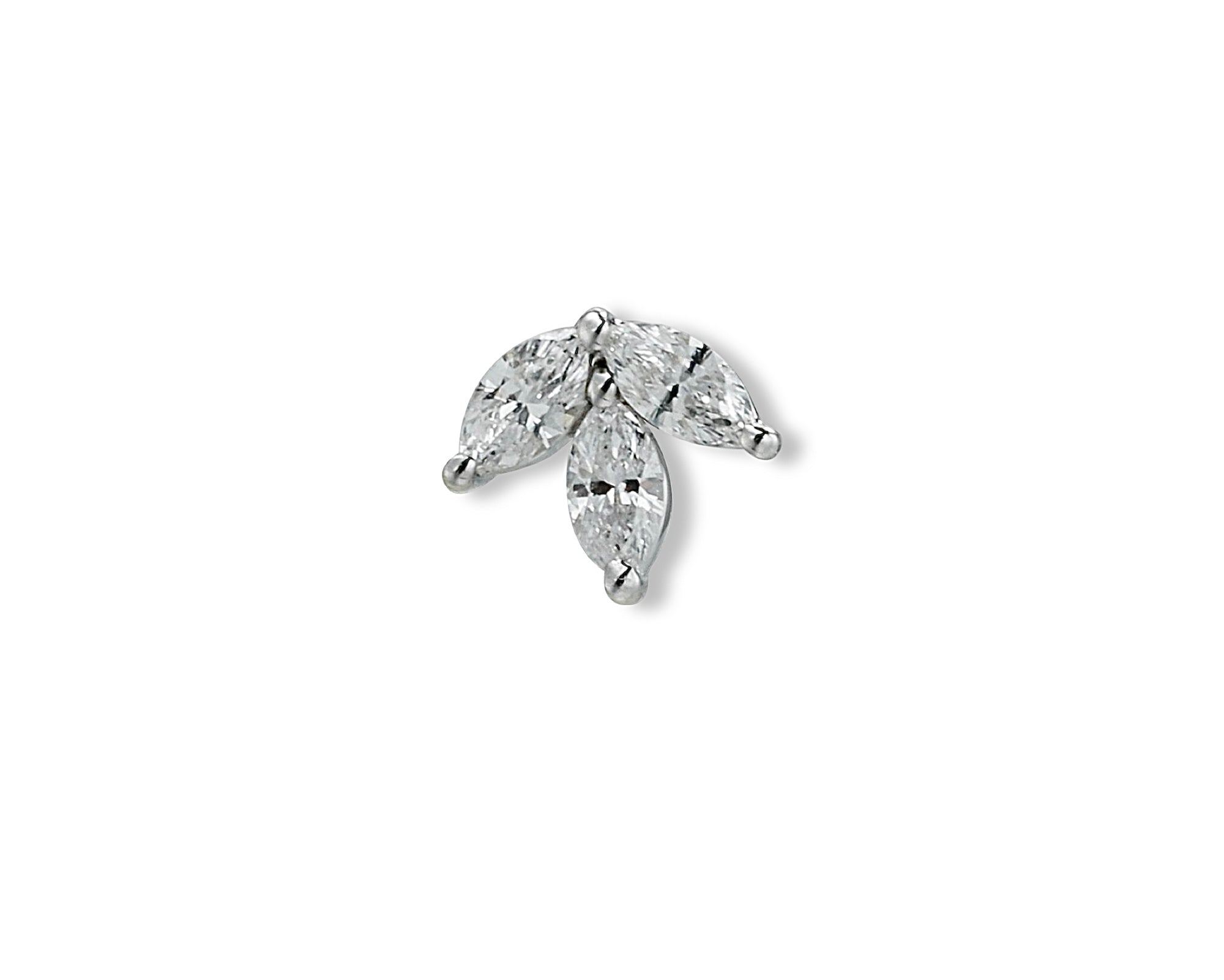Diamond Petal Single Stud