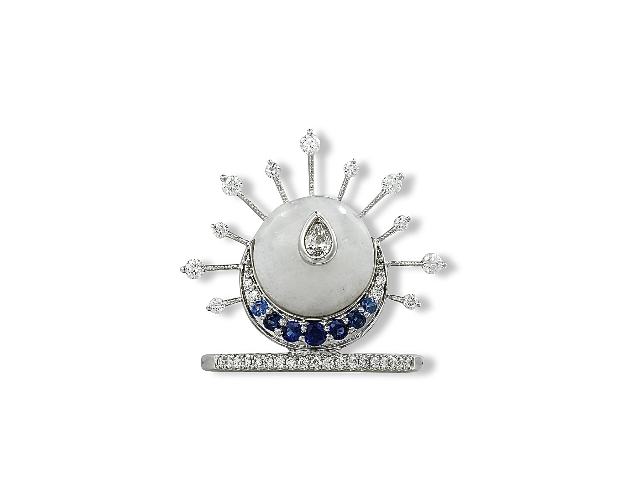 Mega Eclipse Moonstone Ring