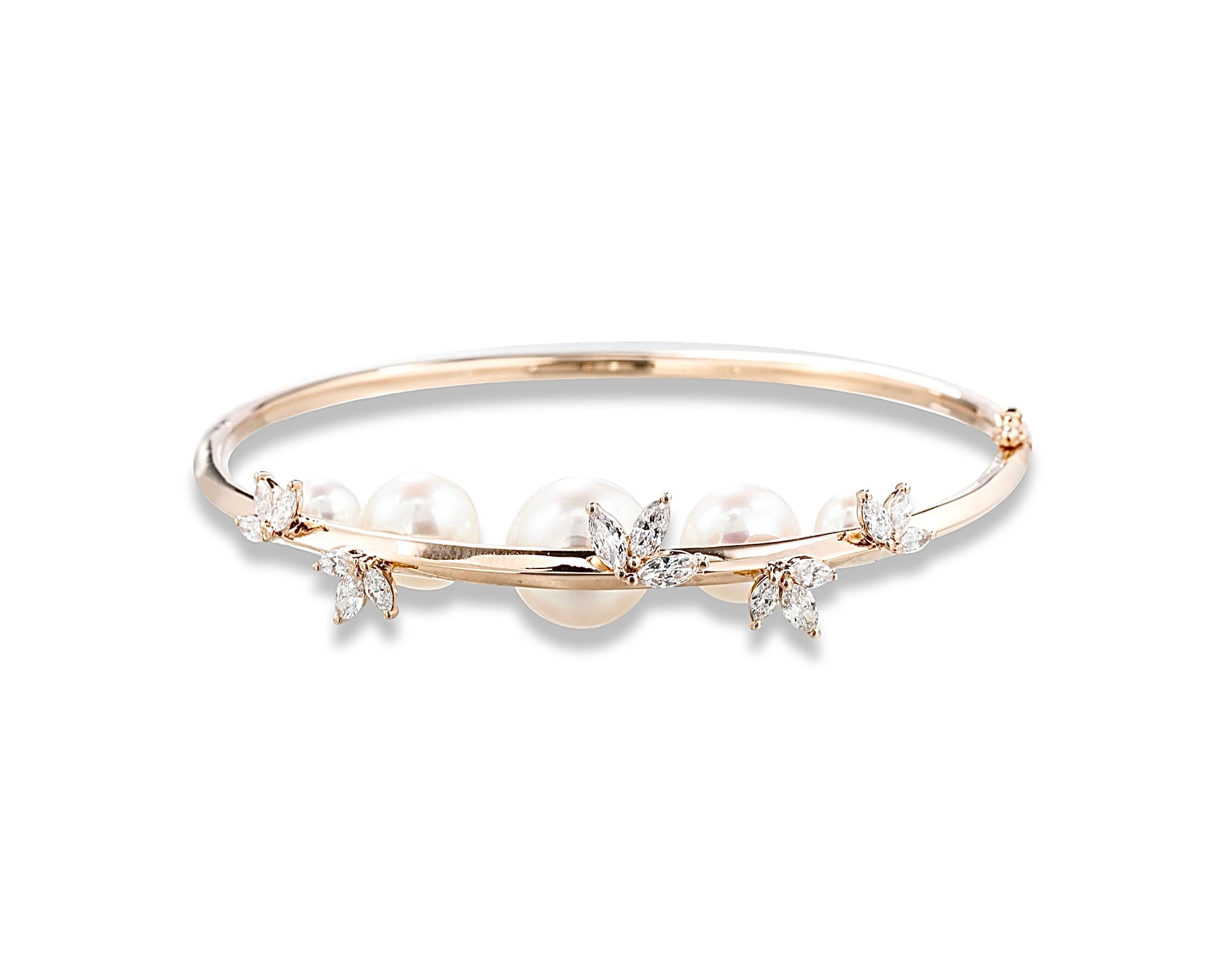 Pearl under the Lotus Bangle