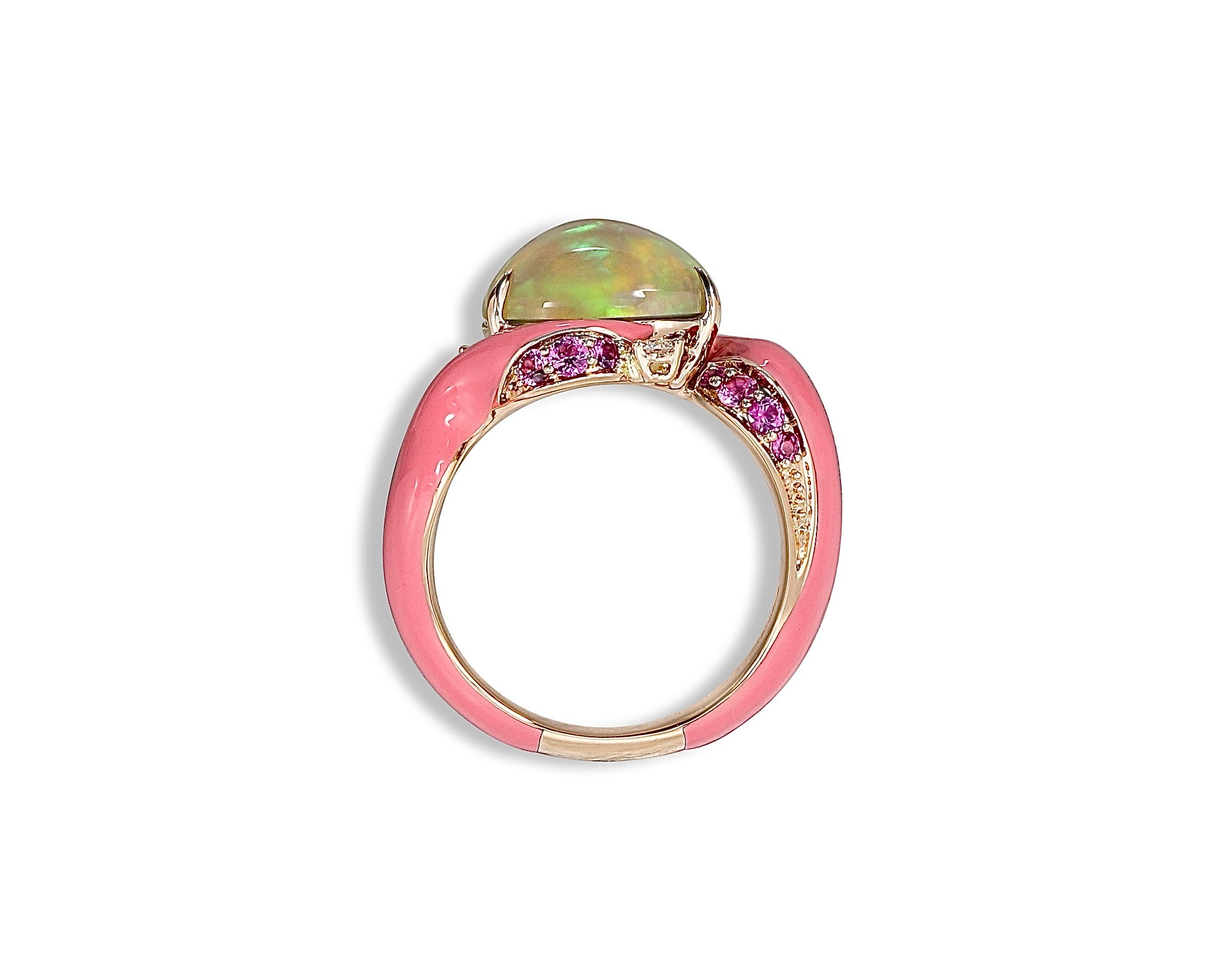 Flames Opal Ring
