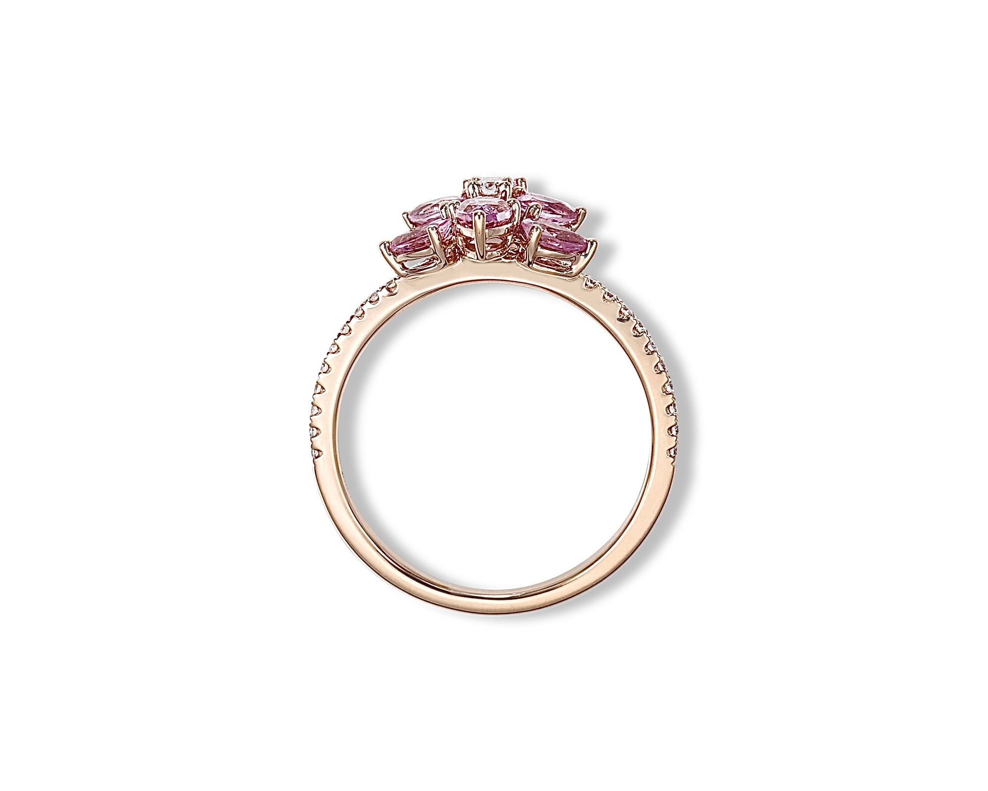Mini Pink Firefly Ring