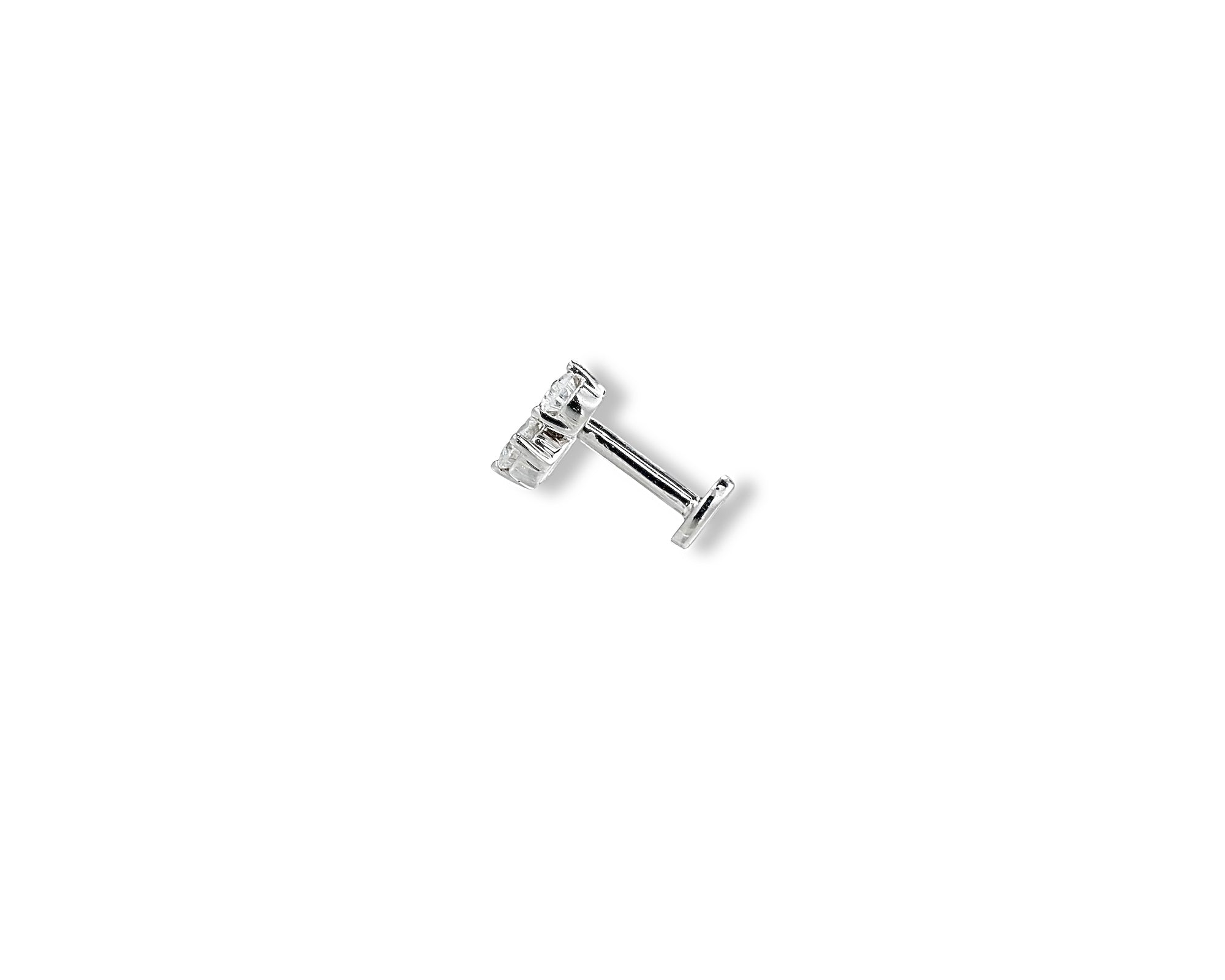 Pear Flower Single Stud