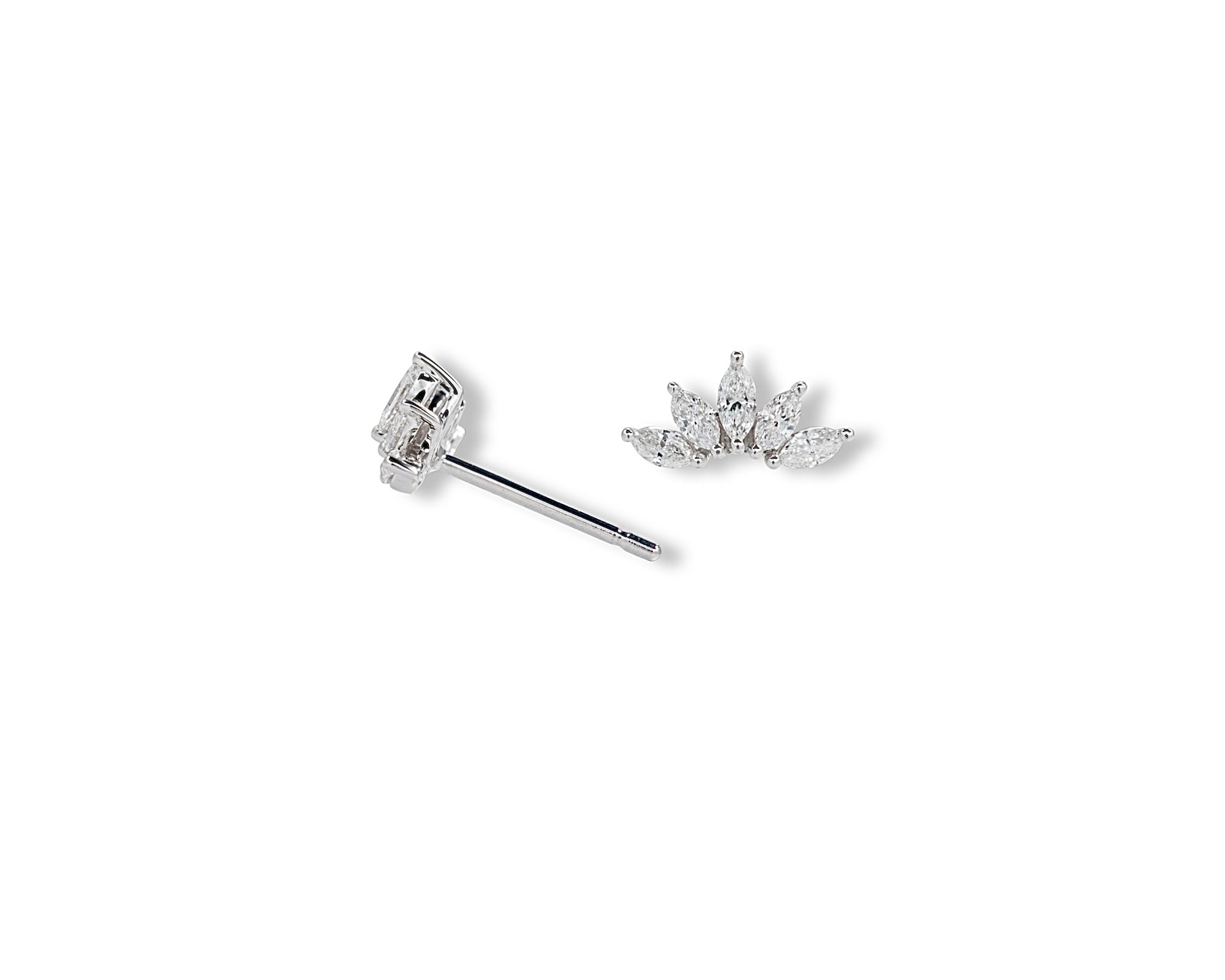 Lotus Diamond Stud