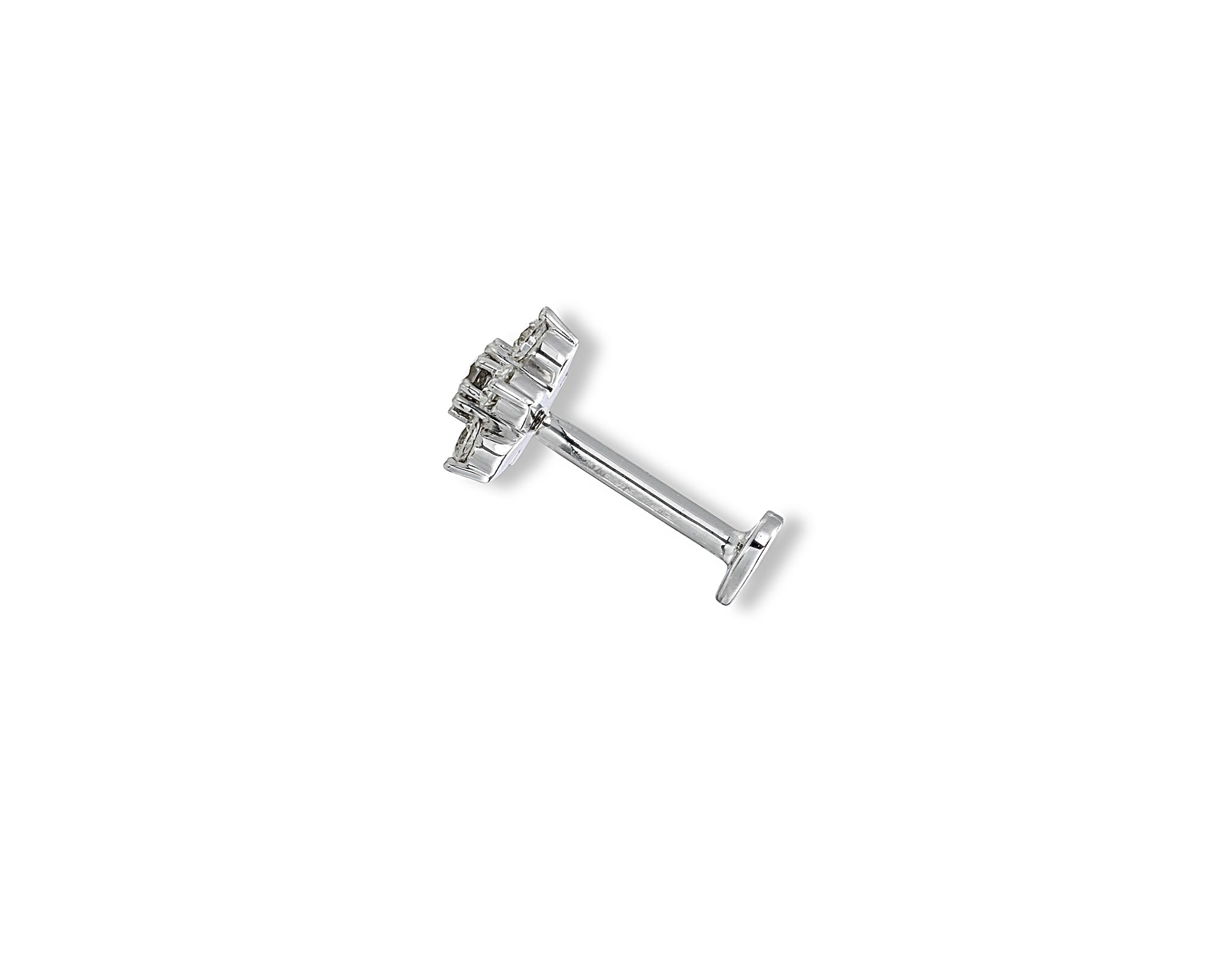 Diamond Flower single stud