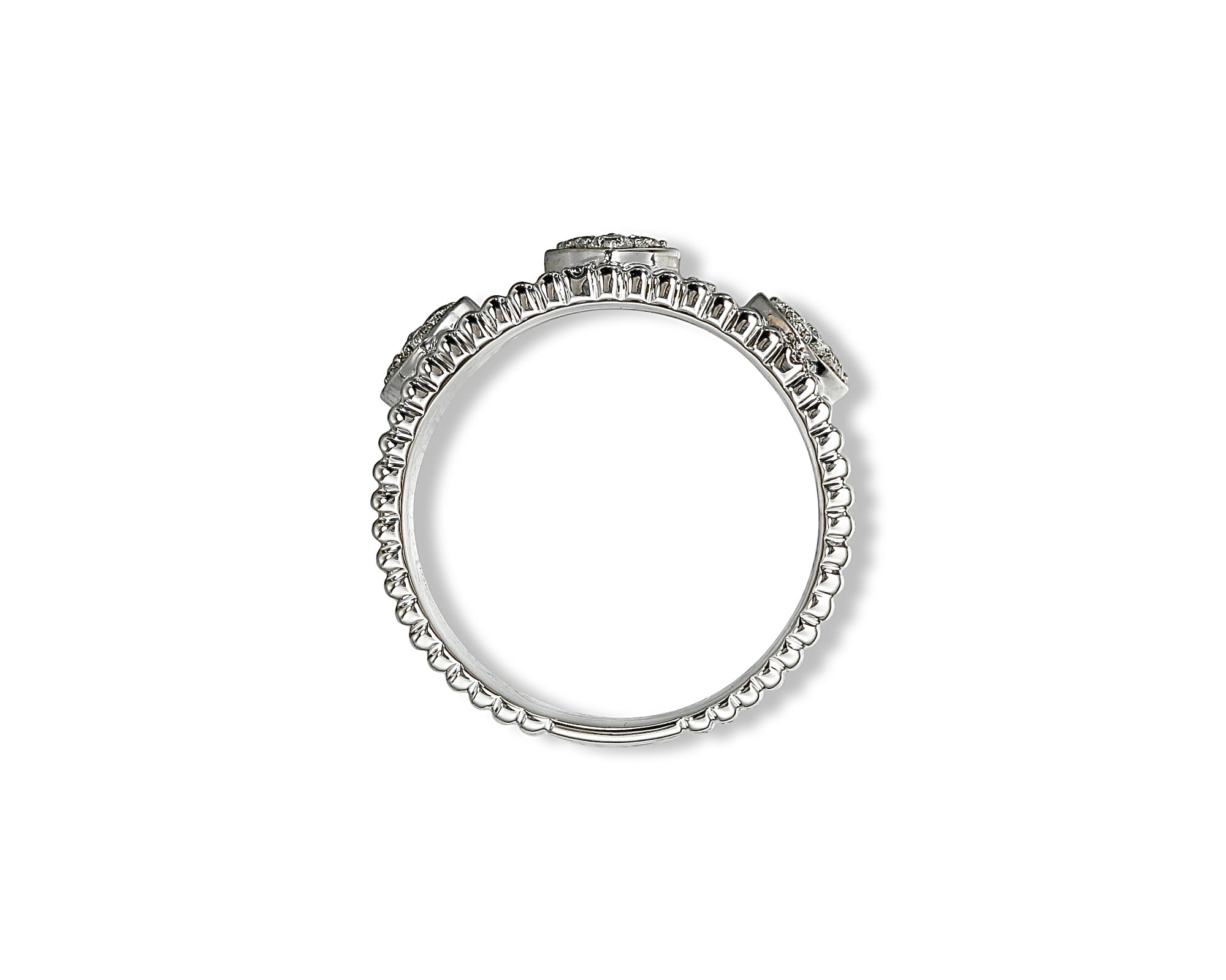 Diamond Heart Cigar Ring