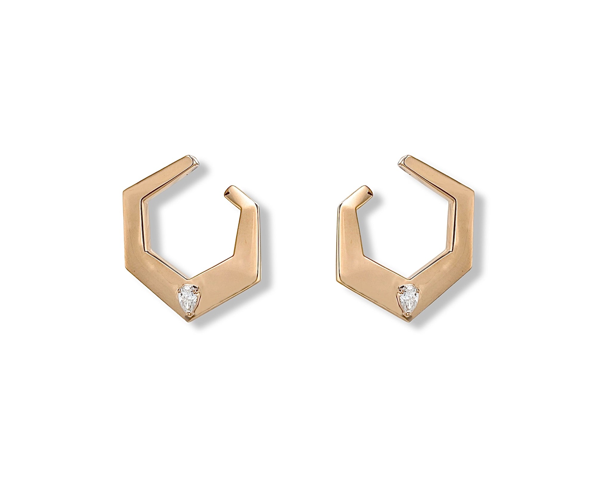 Diamond Arches Hoops