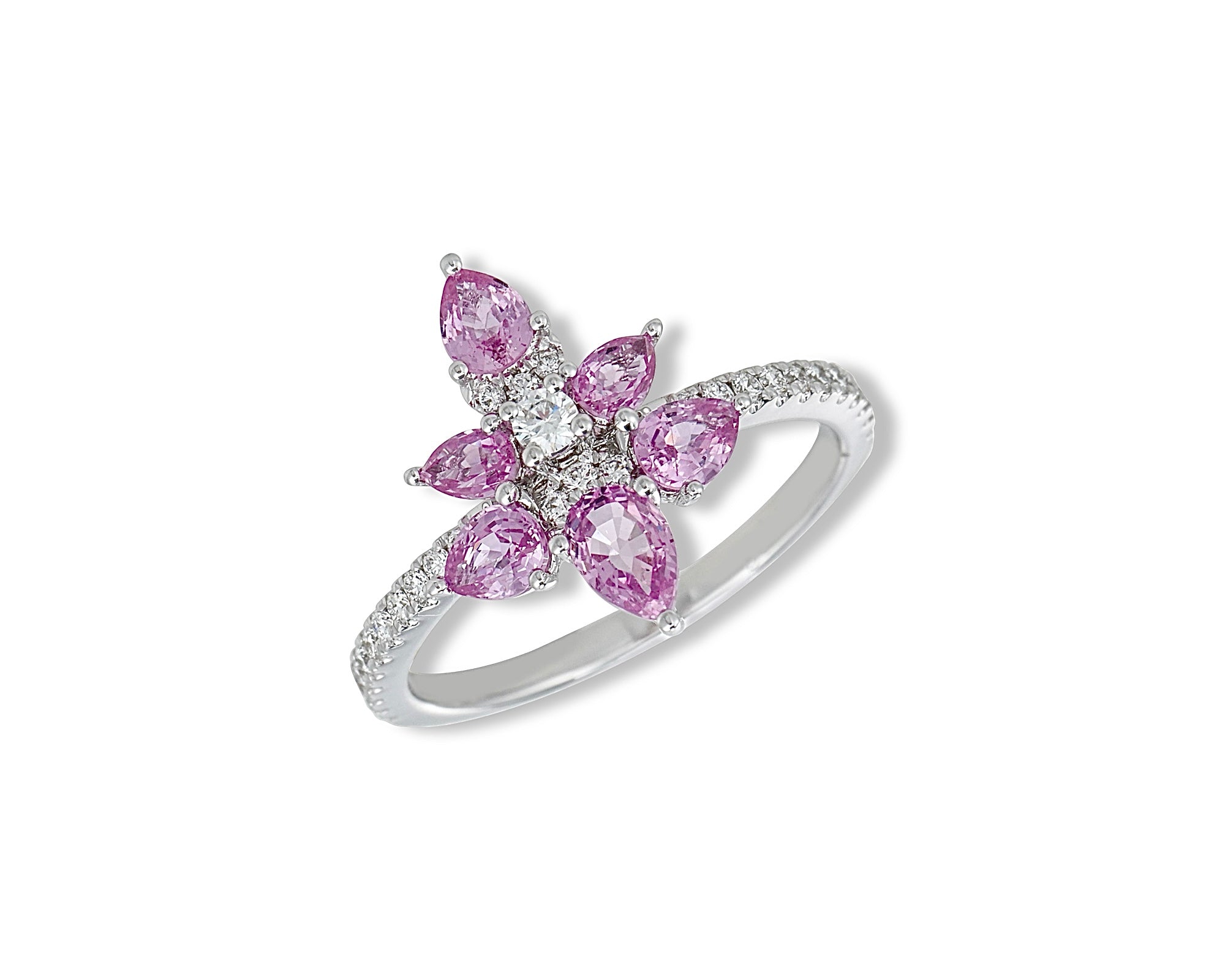 Mini Pink Firefly Ring