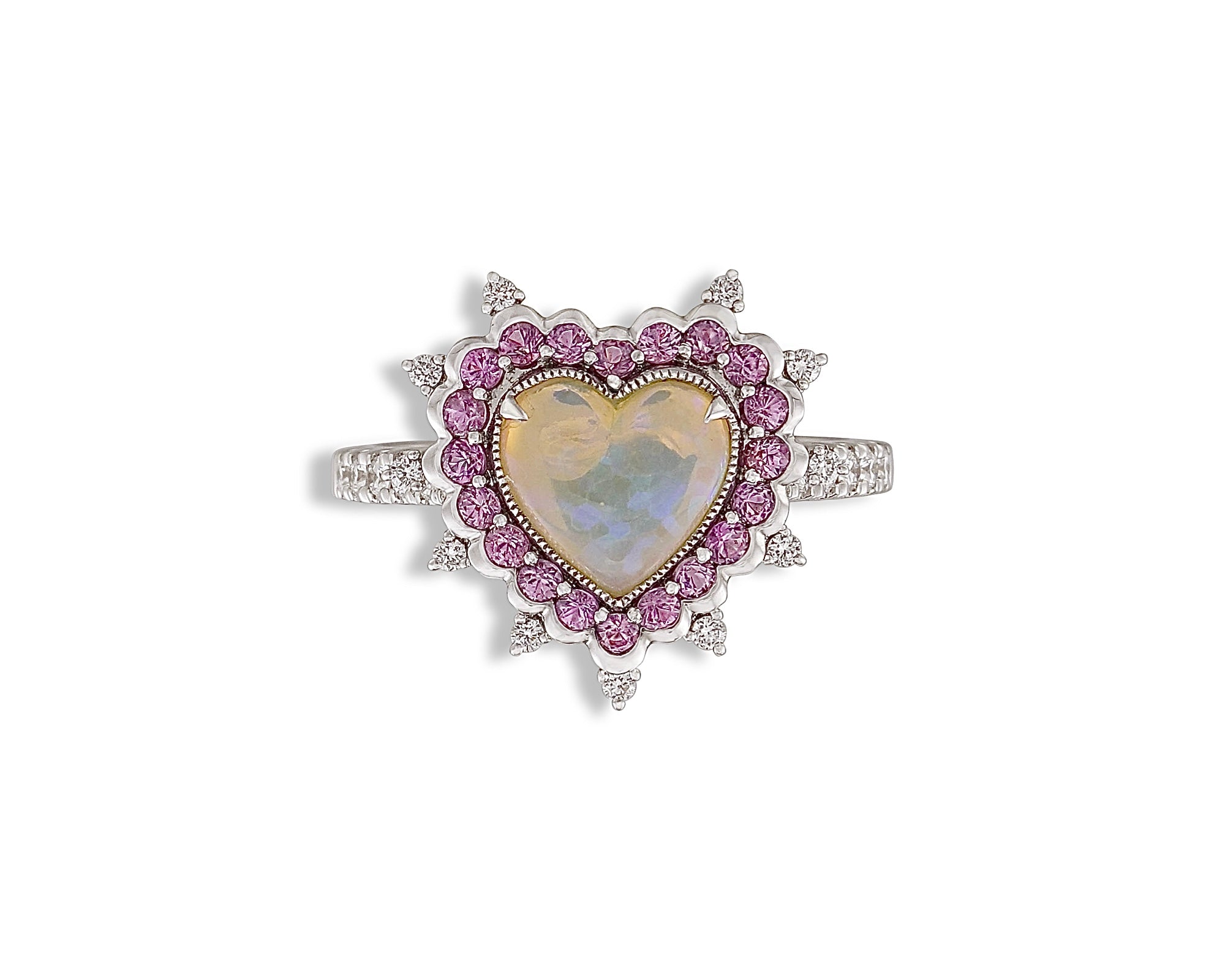 Sweetspell Opal Heart Ring