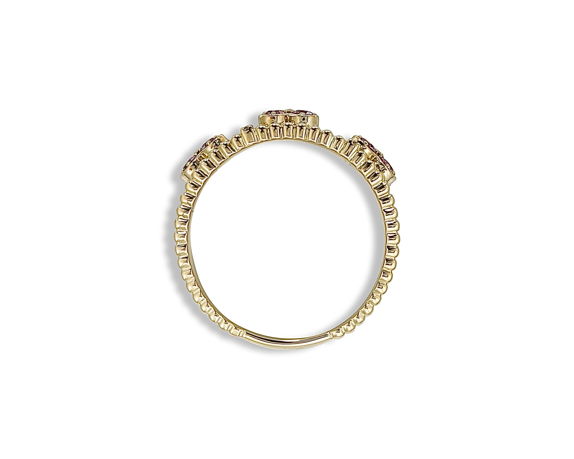 Pink Heart Cigar Ring