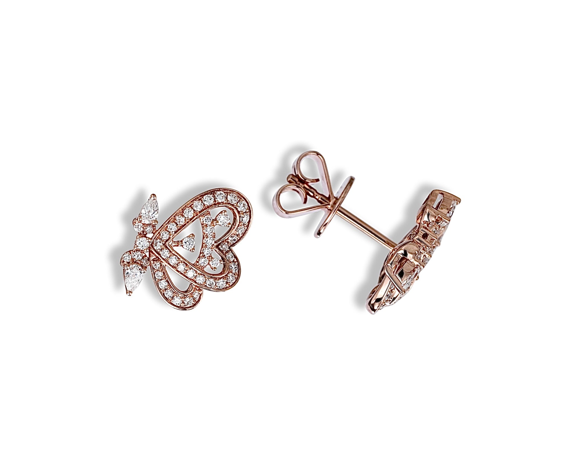 Half Butterfly Bloom Stud