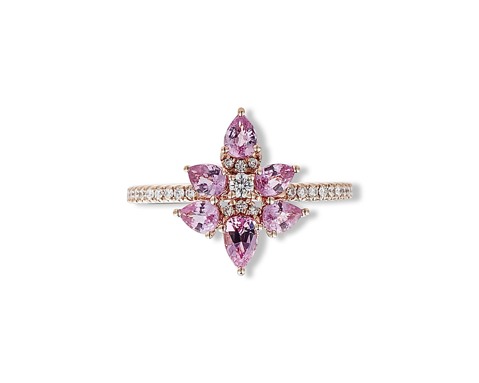 Mini Pink Firefly Ring
