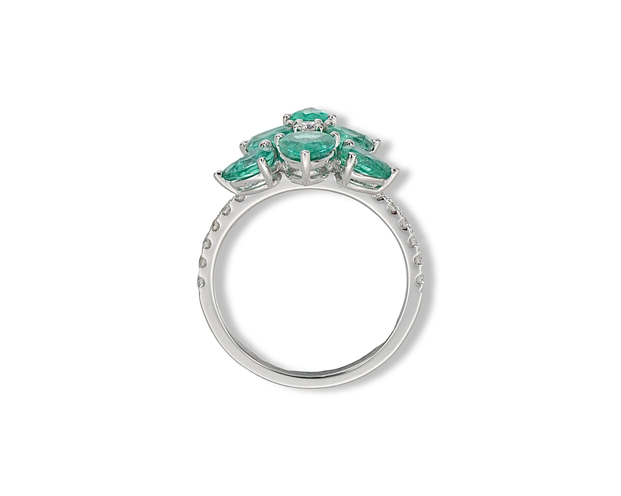Enchanted Emerald Firefly Ring