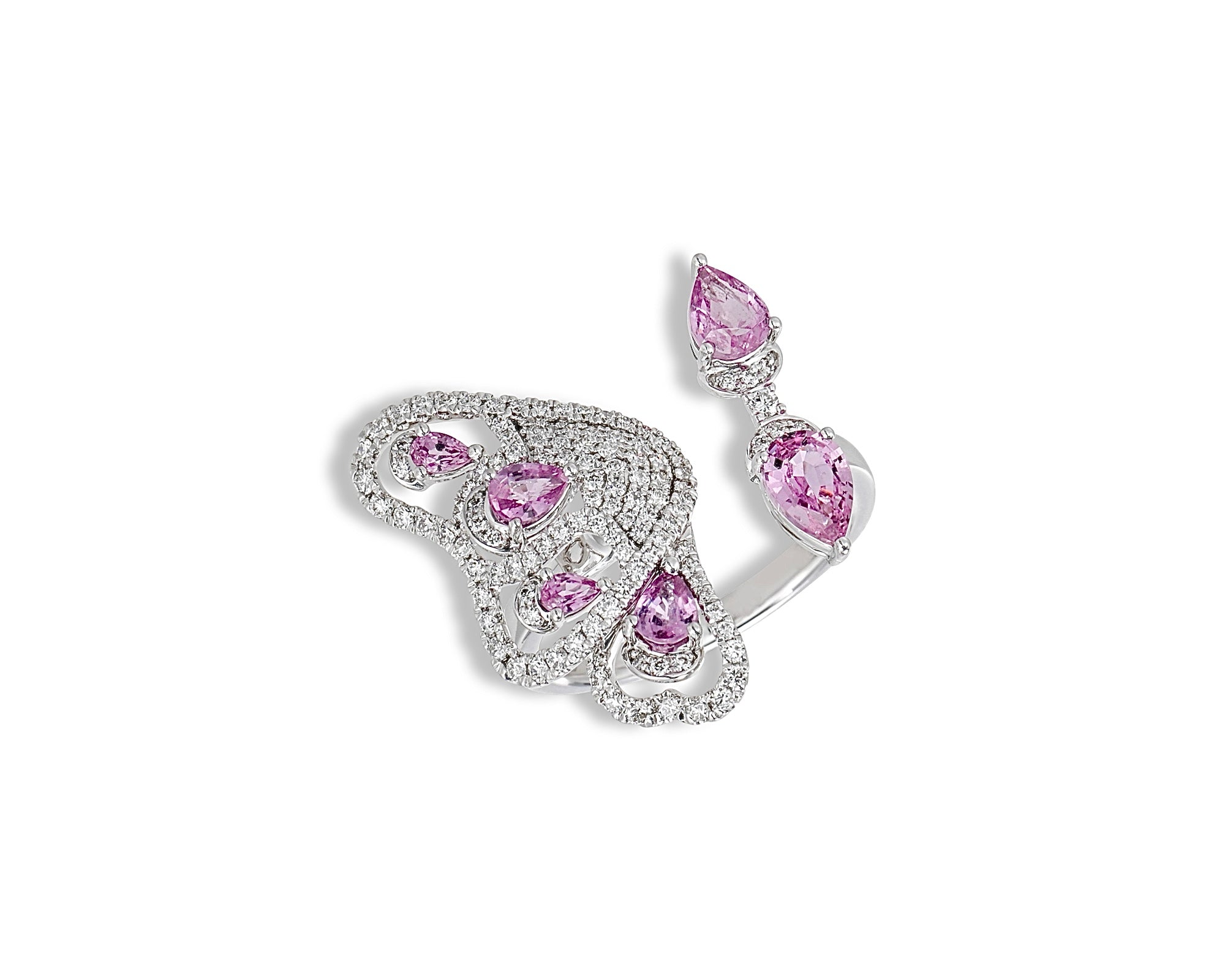 Pink Enchanted Butterfly Ring