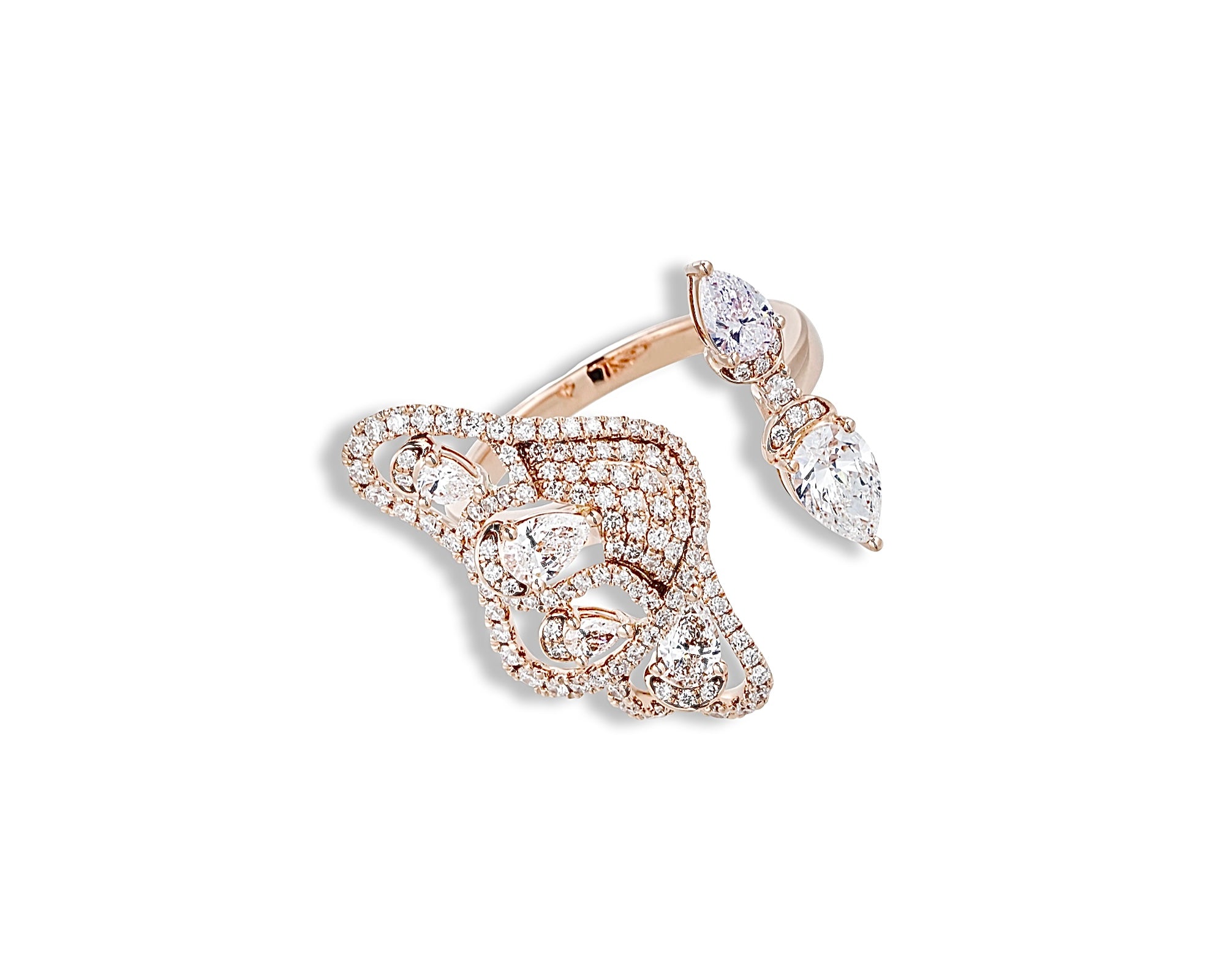 Diamond Enchanted Butterfly Ring