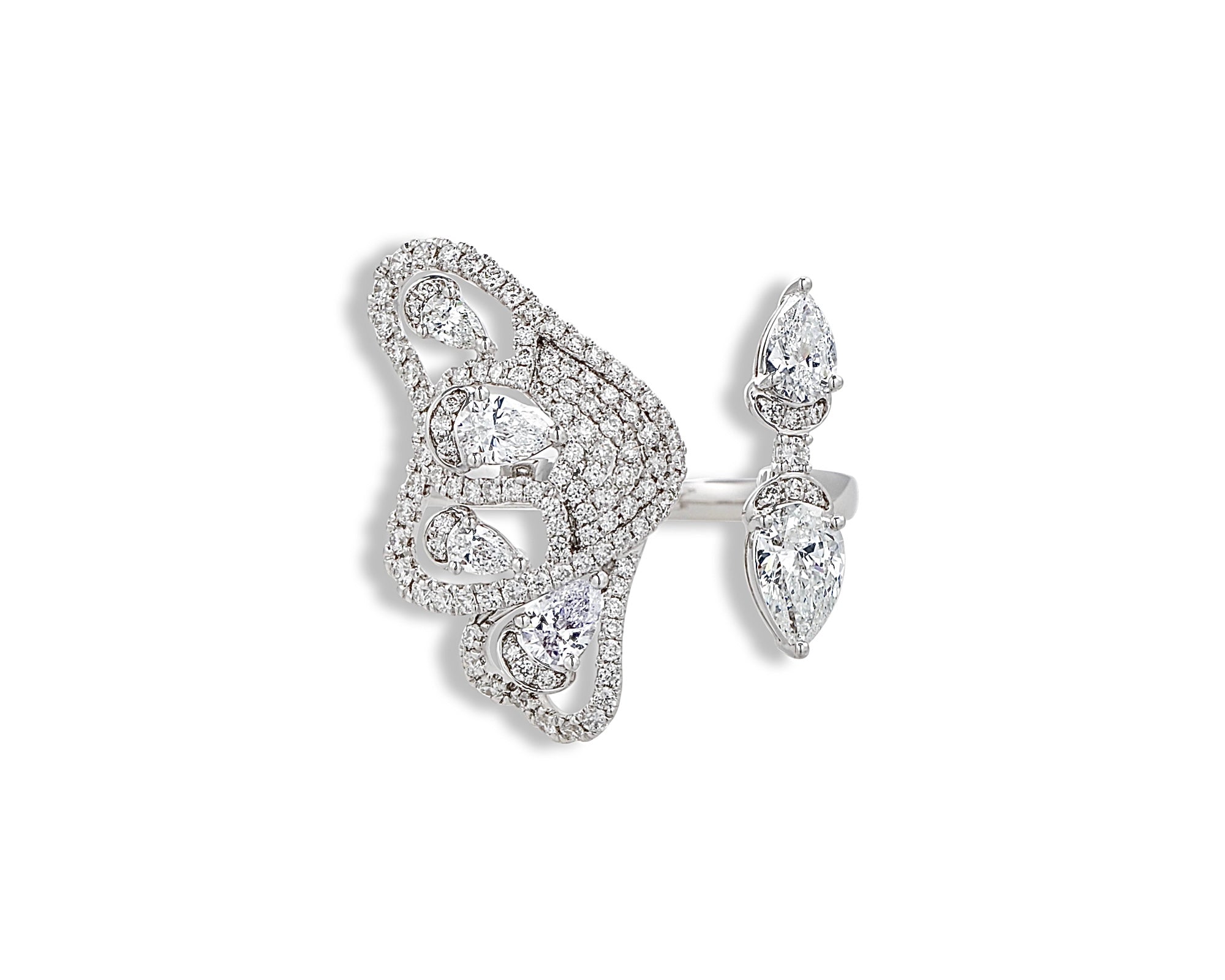 Diamond Enchanted Butterfly Ring