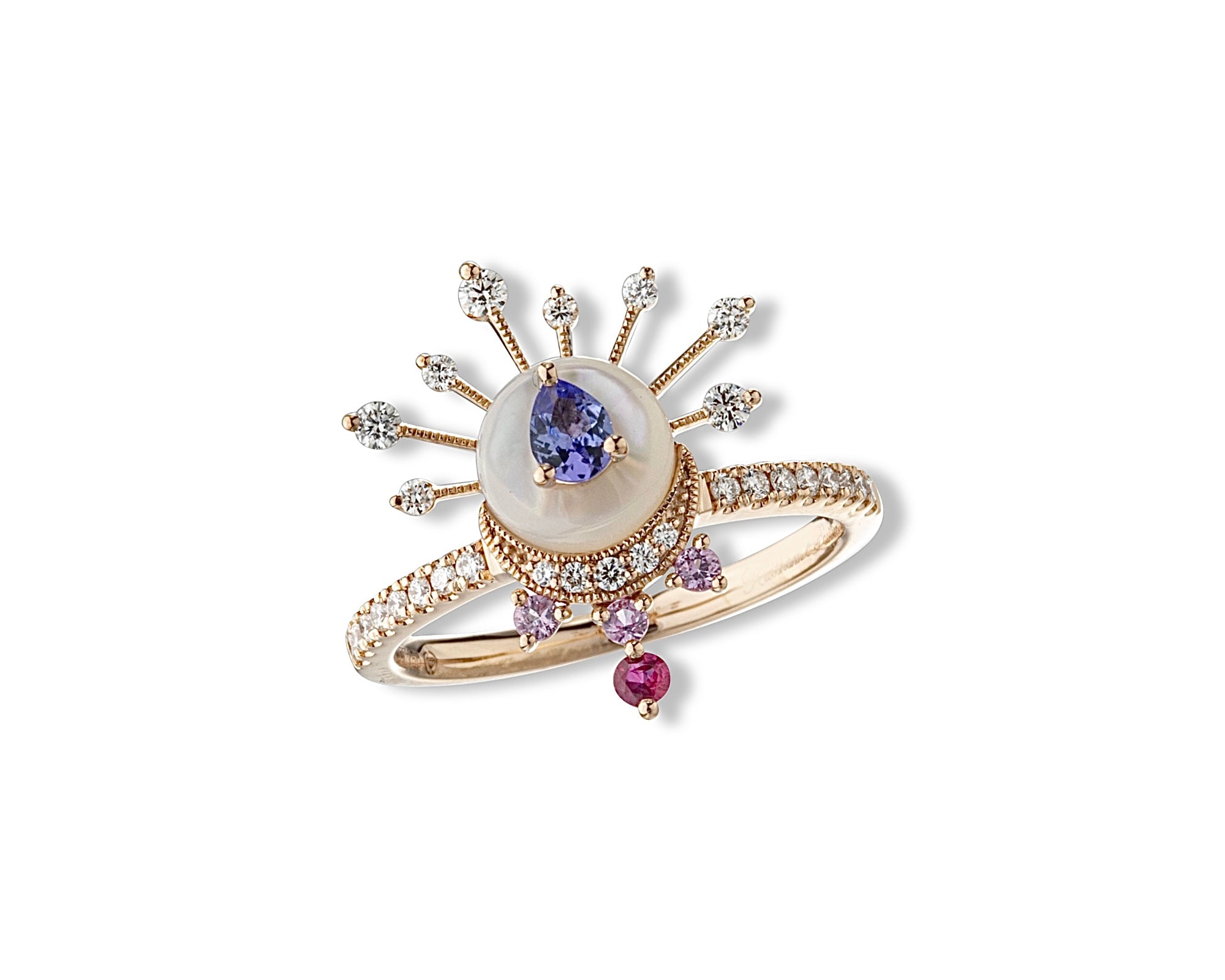 Pink Eclipse Ring