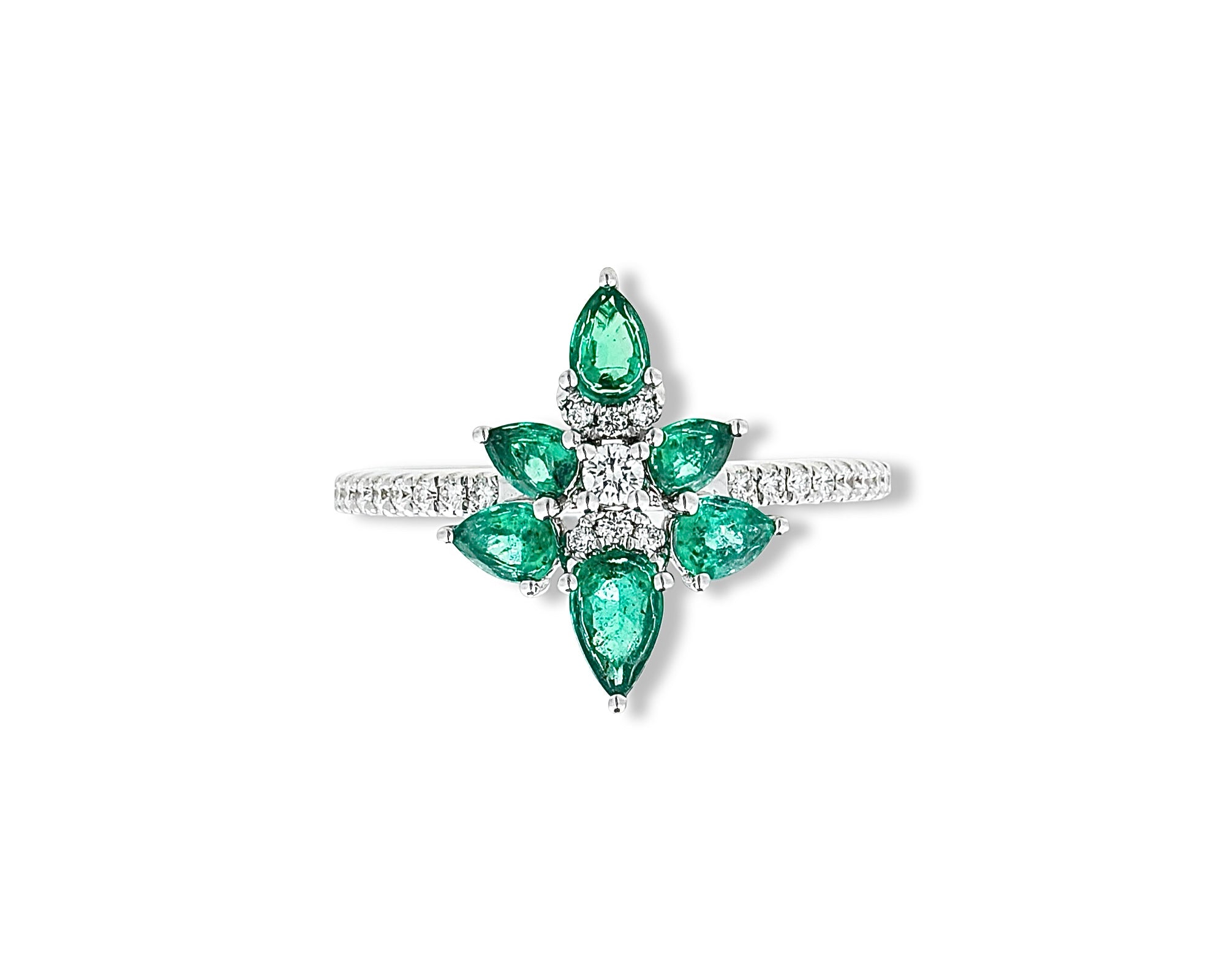 Mini Firefly Emerald Ring