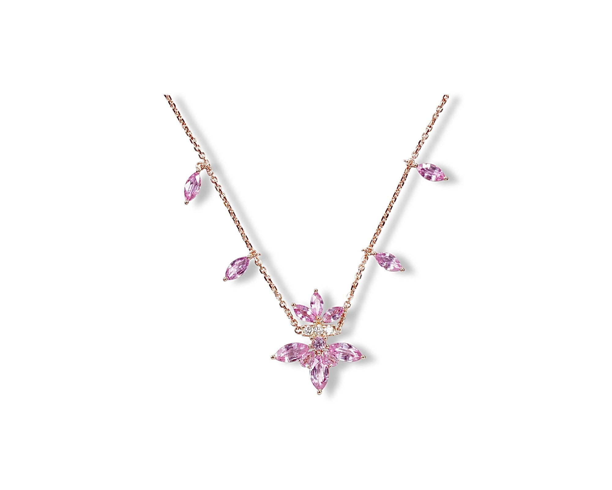 Pink Flower Choker (standard)