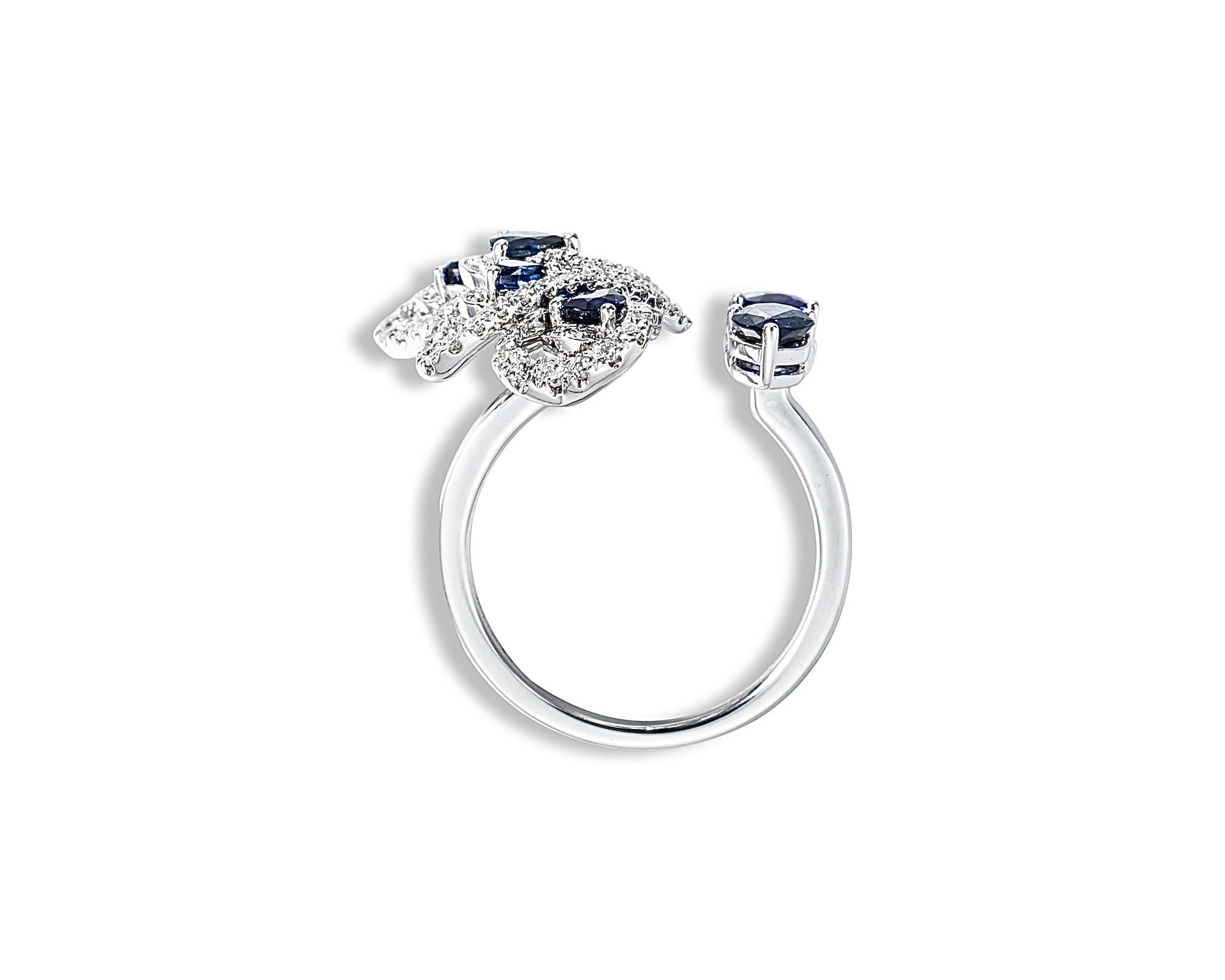 Blue Enchanted Butterfly Ring