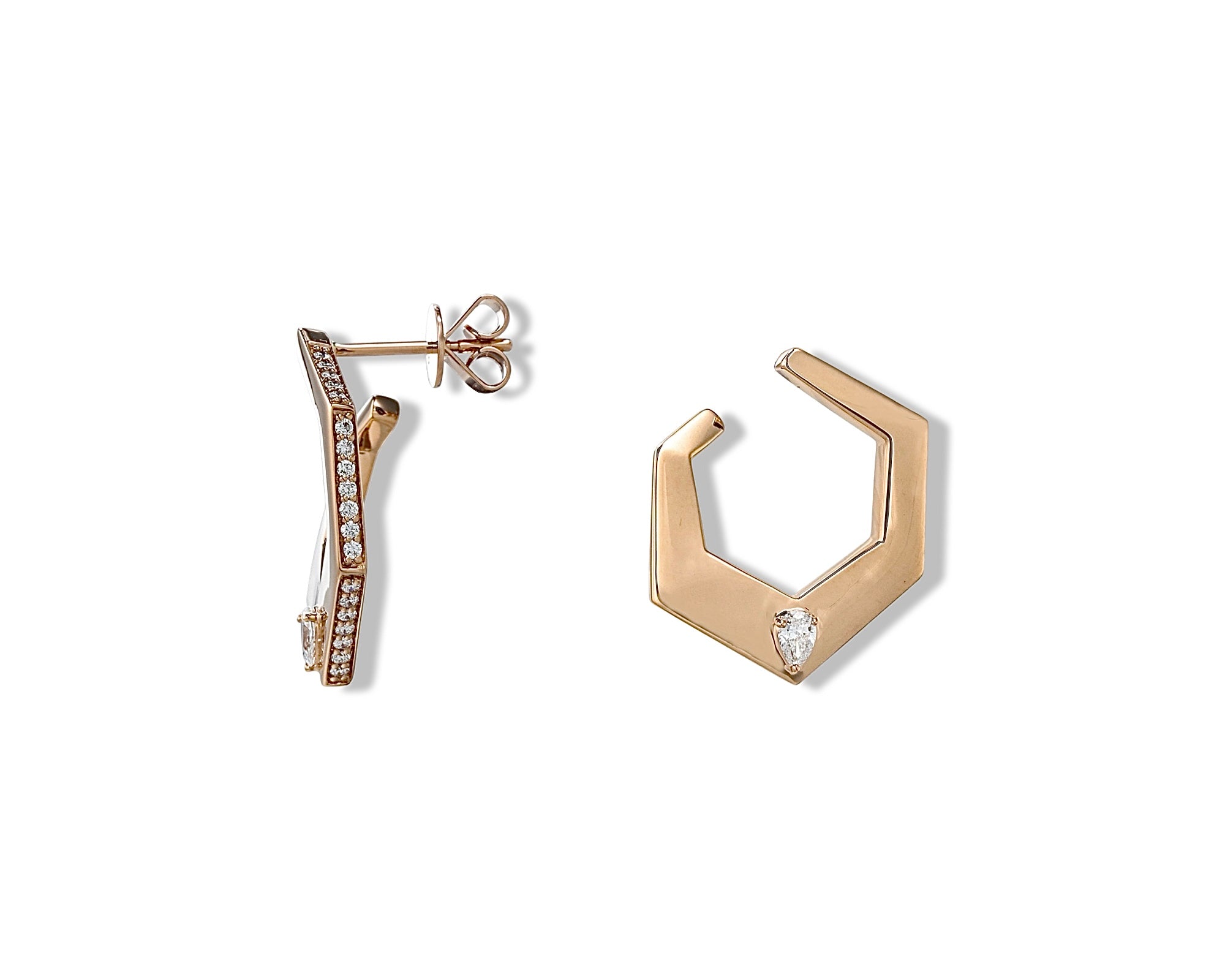 Diamond Arches Hoops