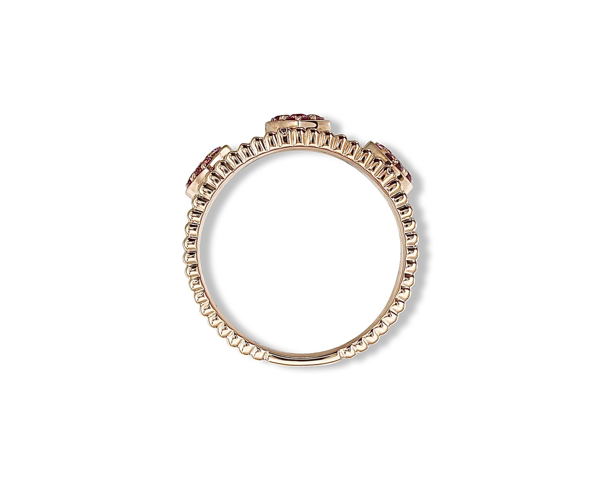 Pink Heart Cigar Ring