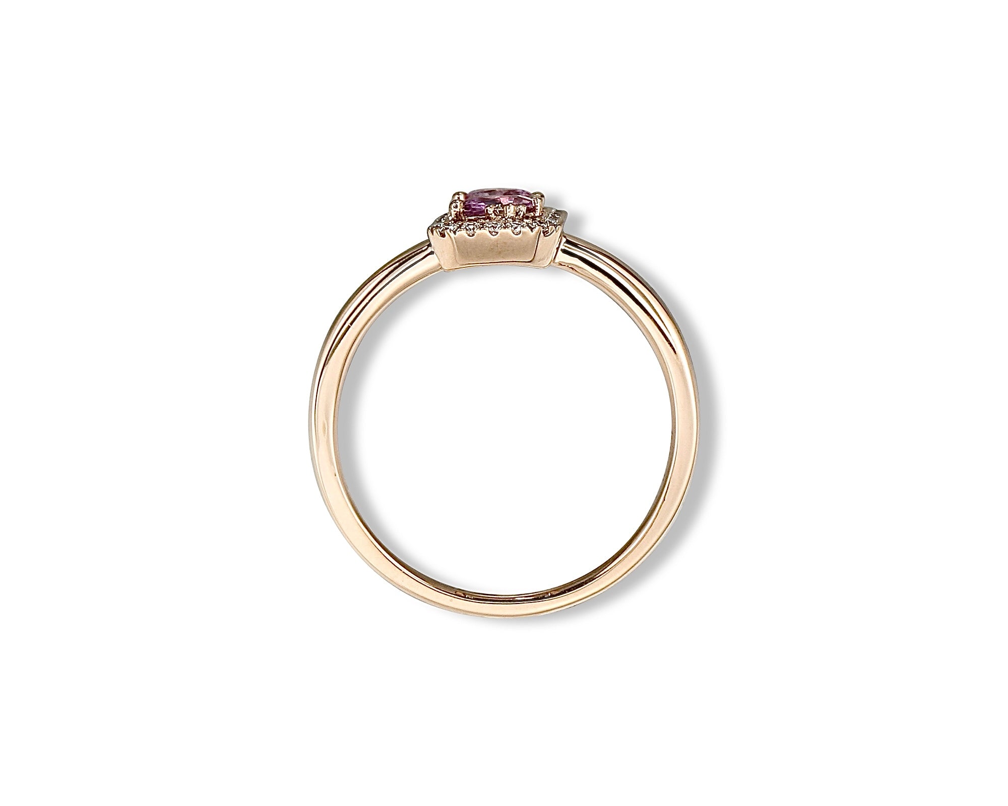Pink Rectangle Ring