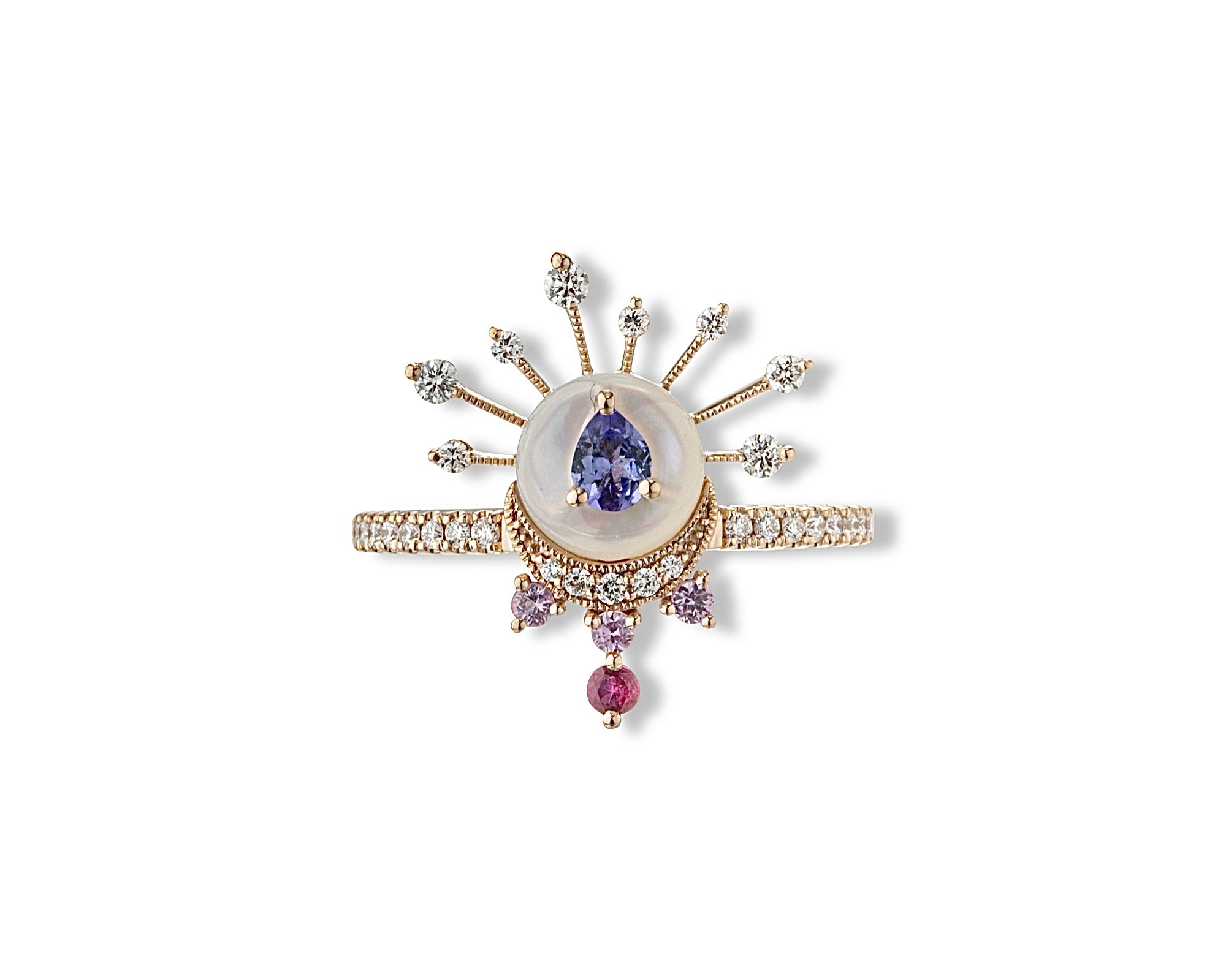 Pink Eclipse Ring