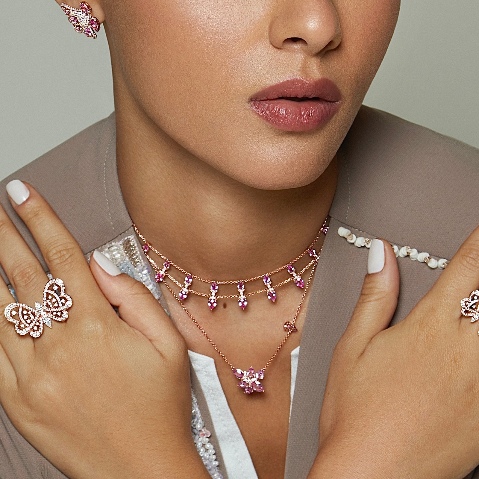 Enchanted Pink Choker