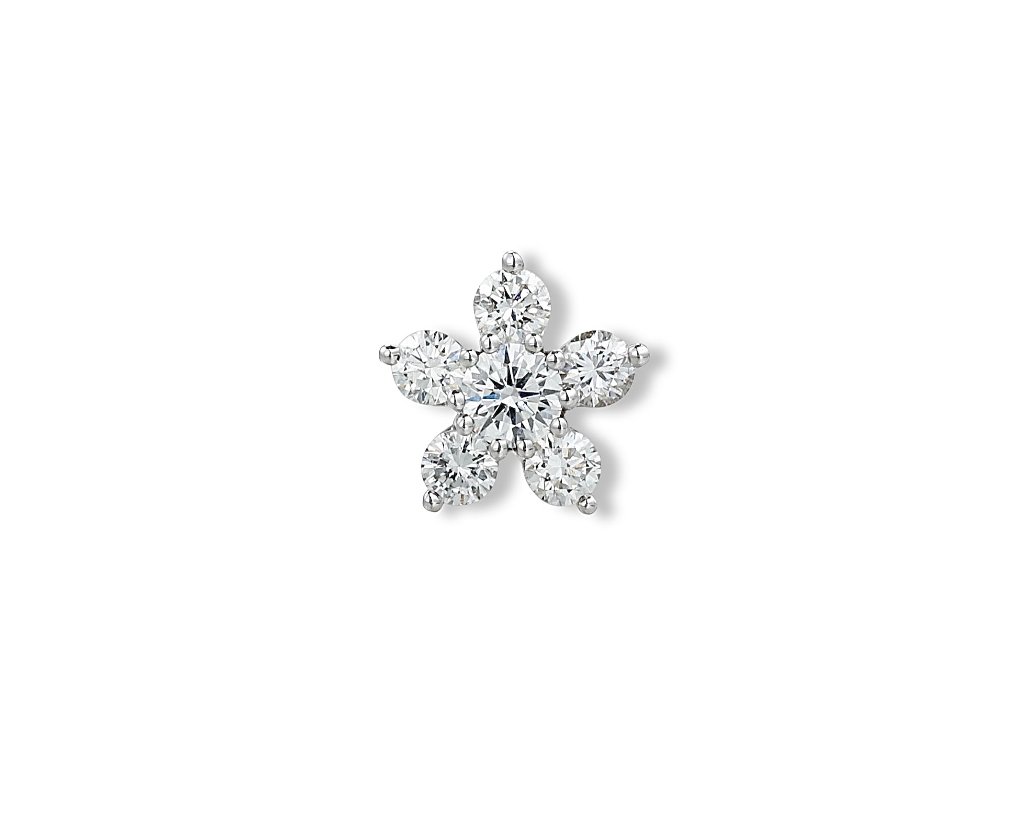 Diamond Flower single stud