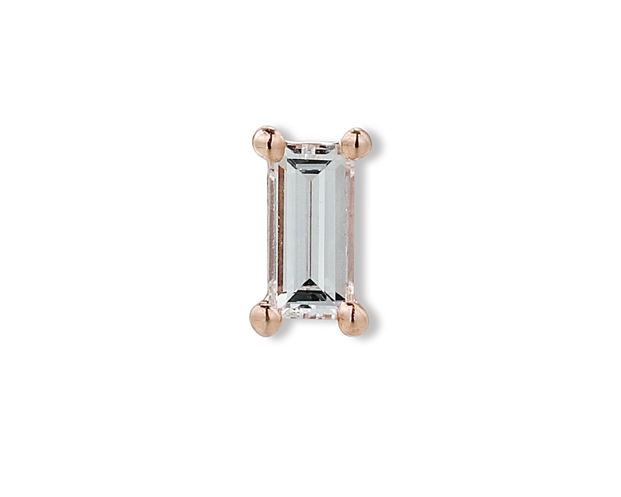 Baguette Single Stud