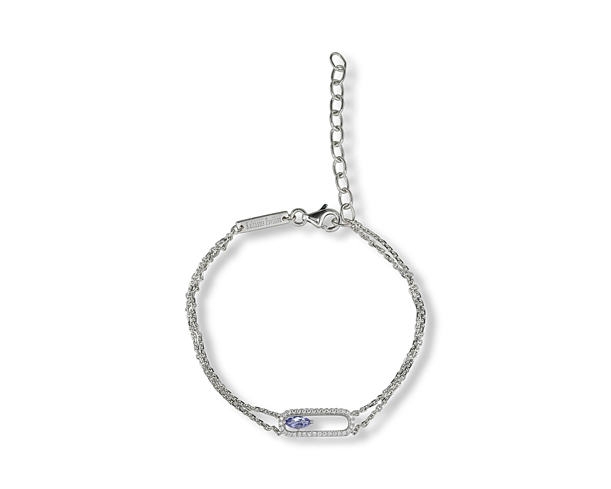 Mini Tanzanite Oval Bracelet