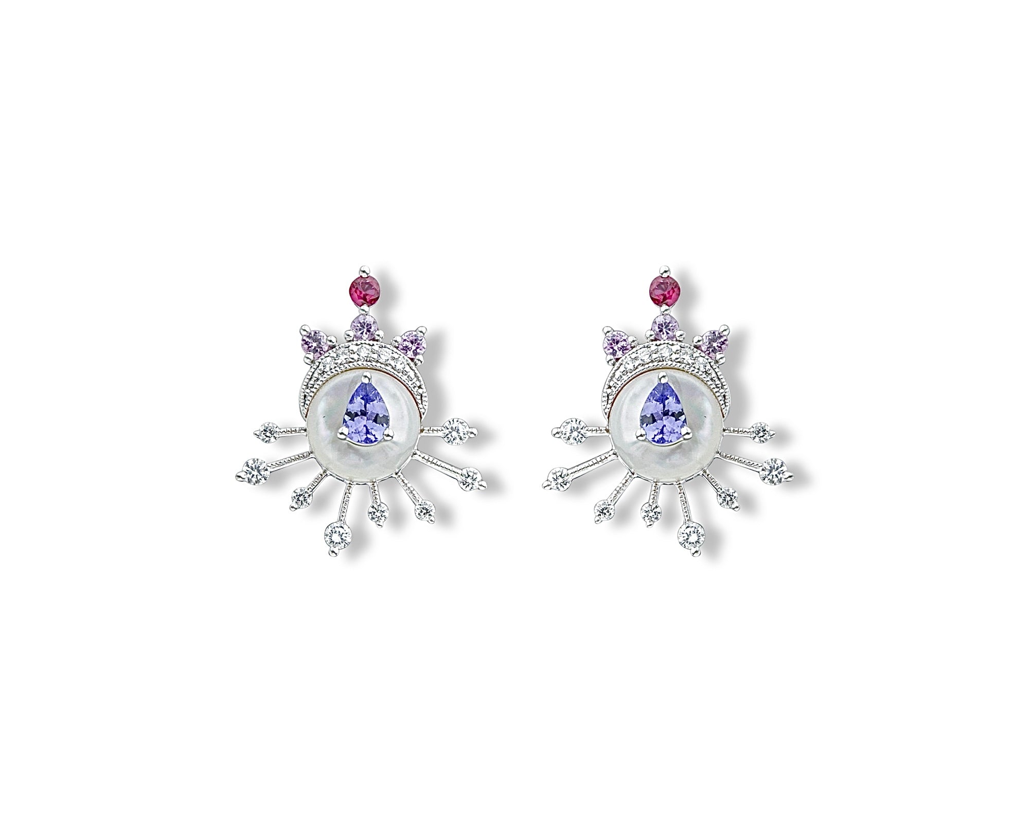 Pink Eclipse Earring