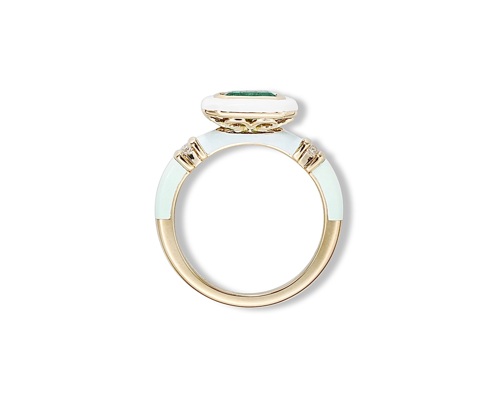 Emerald Sky Kotton Kandy Ring
