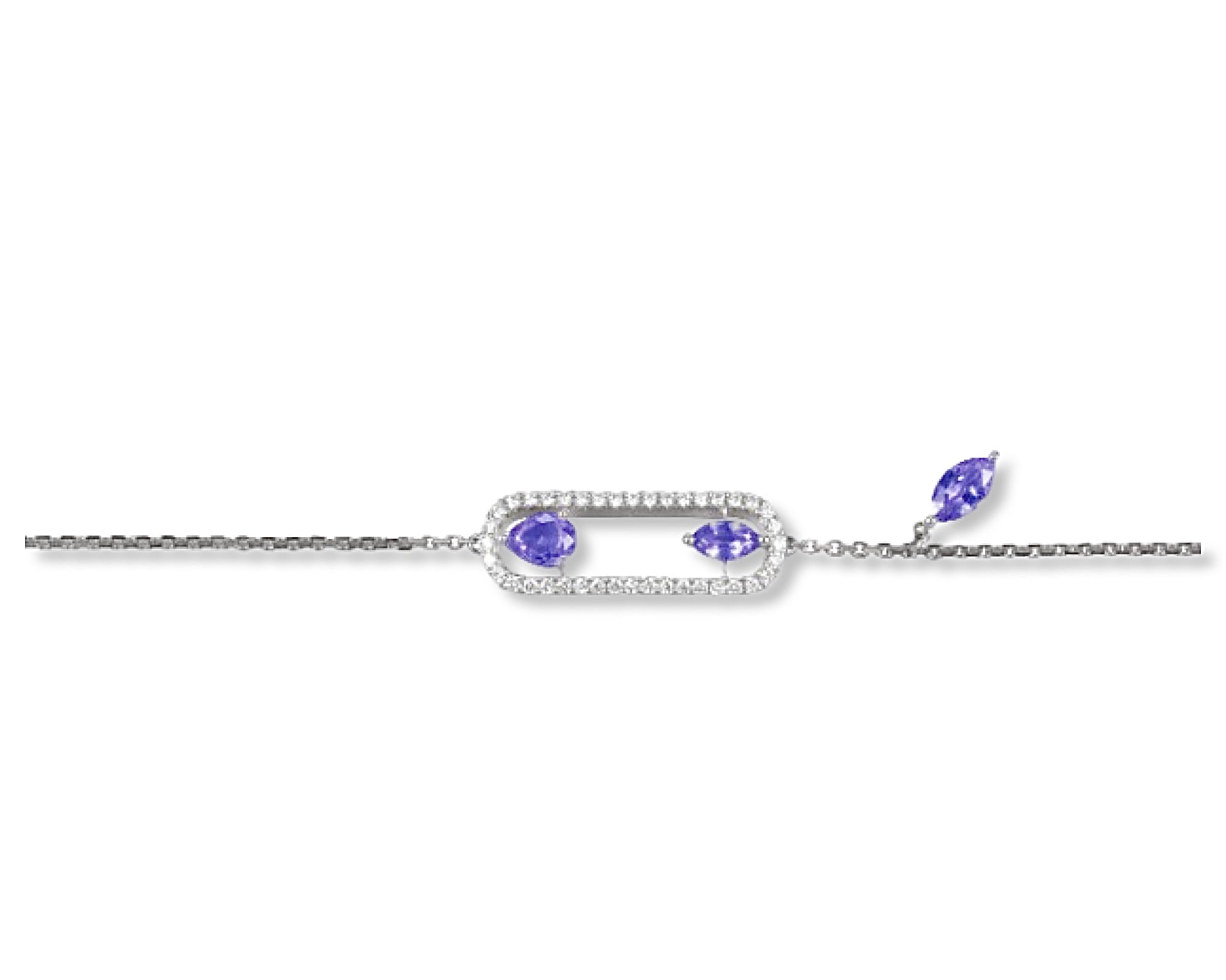 Tanzanite Oval Bracelet