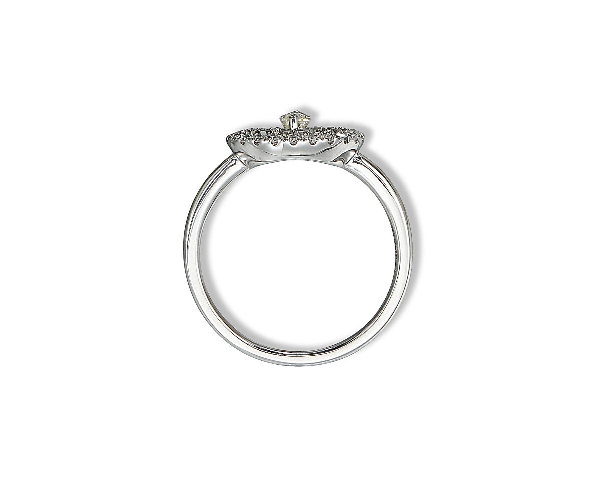 Yellow Round Pinky Ring