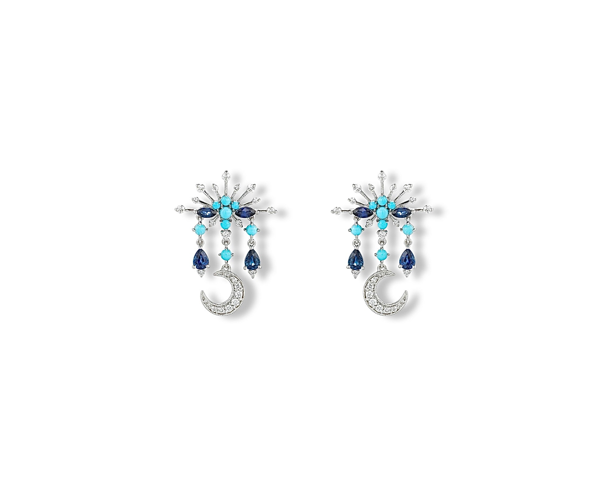 Blue Moon Earring
