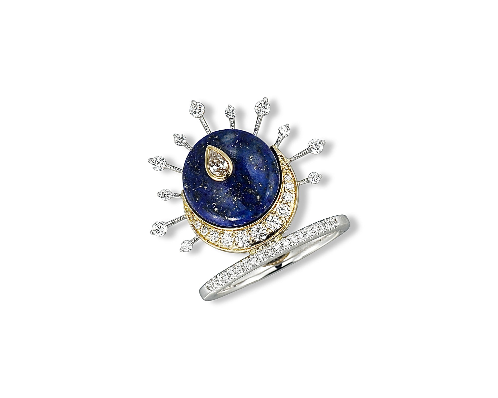 Mega Eclipse Lapis Lazuli Ring
