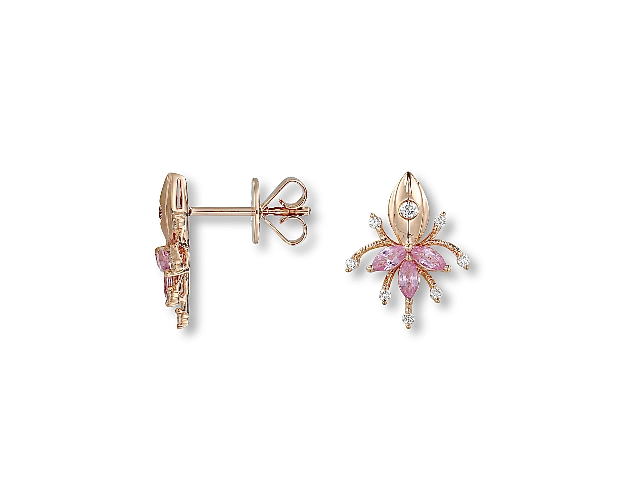 Pink Qataf Stud