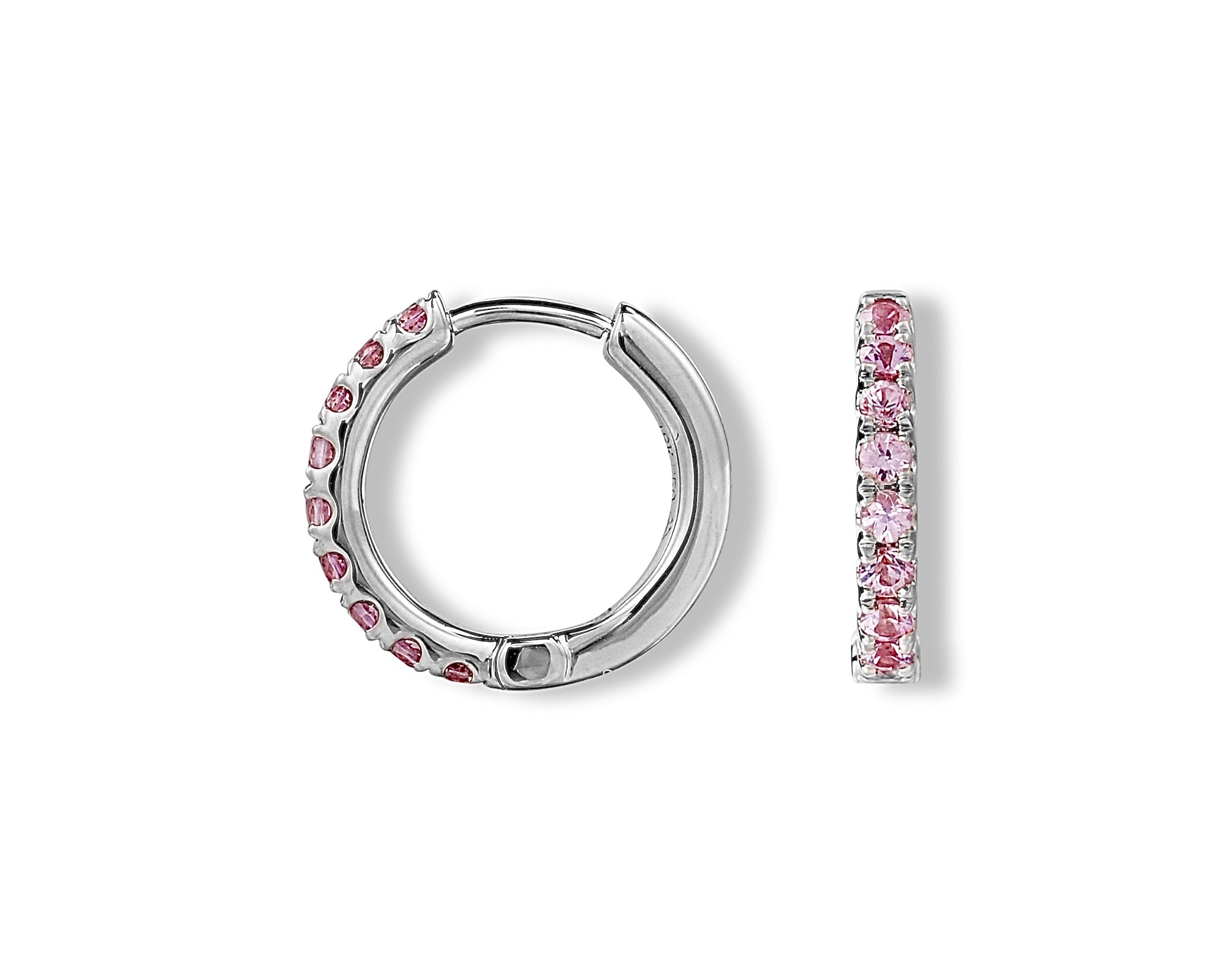 Pink Mini Hoops