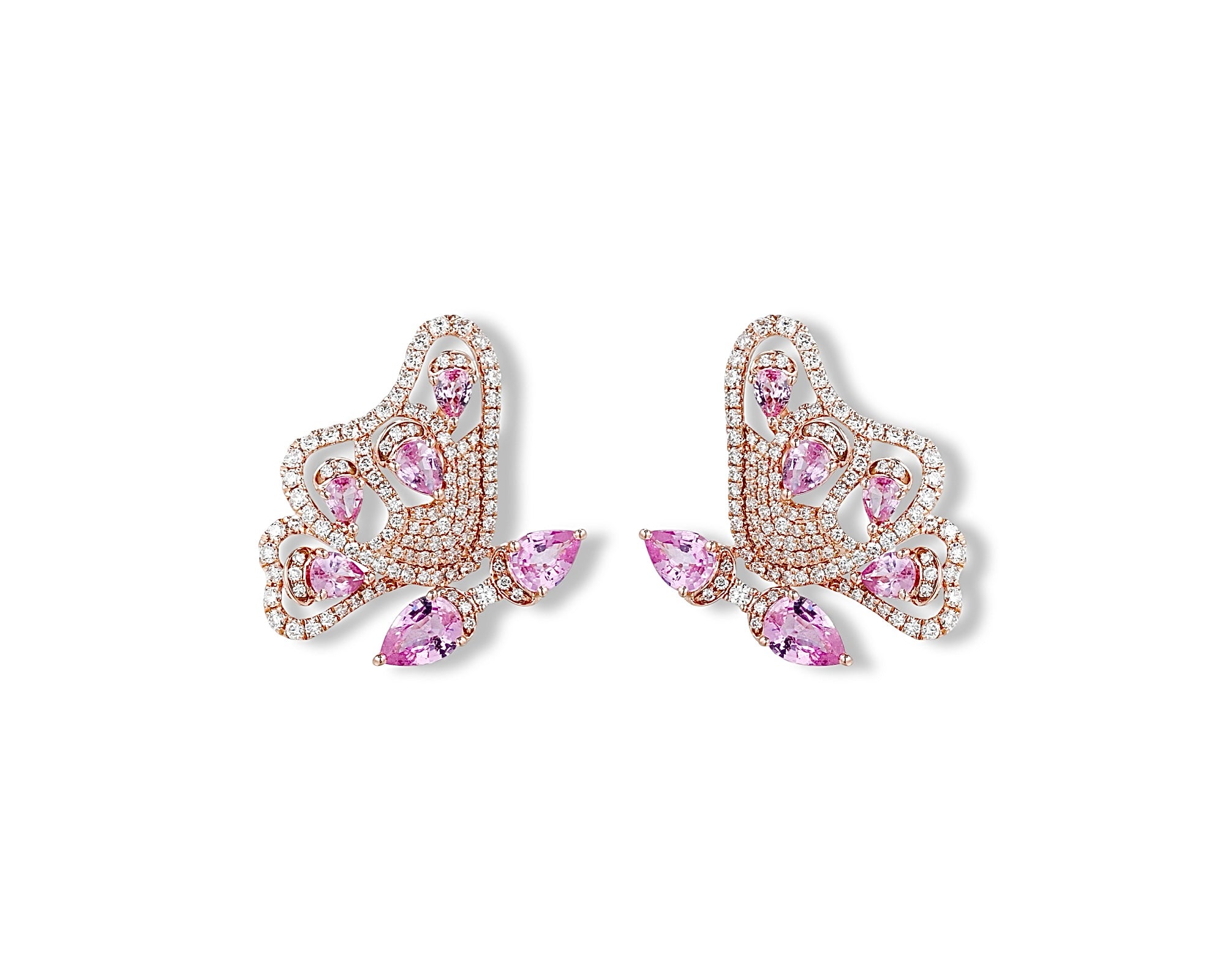 Pink Enchanted Butterfly Earring