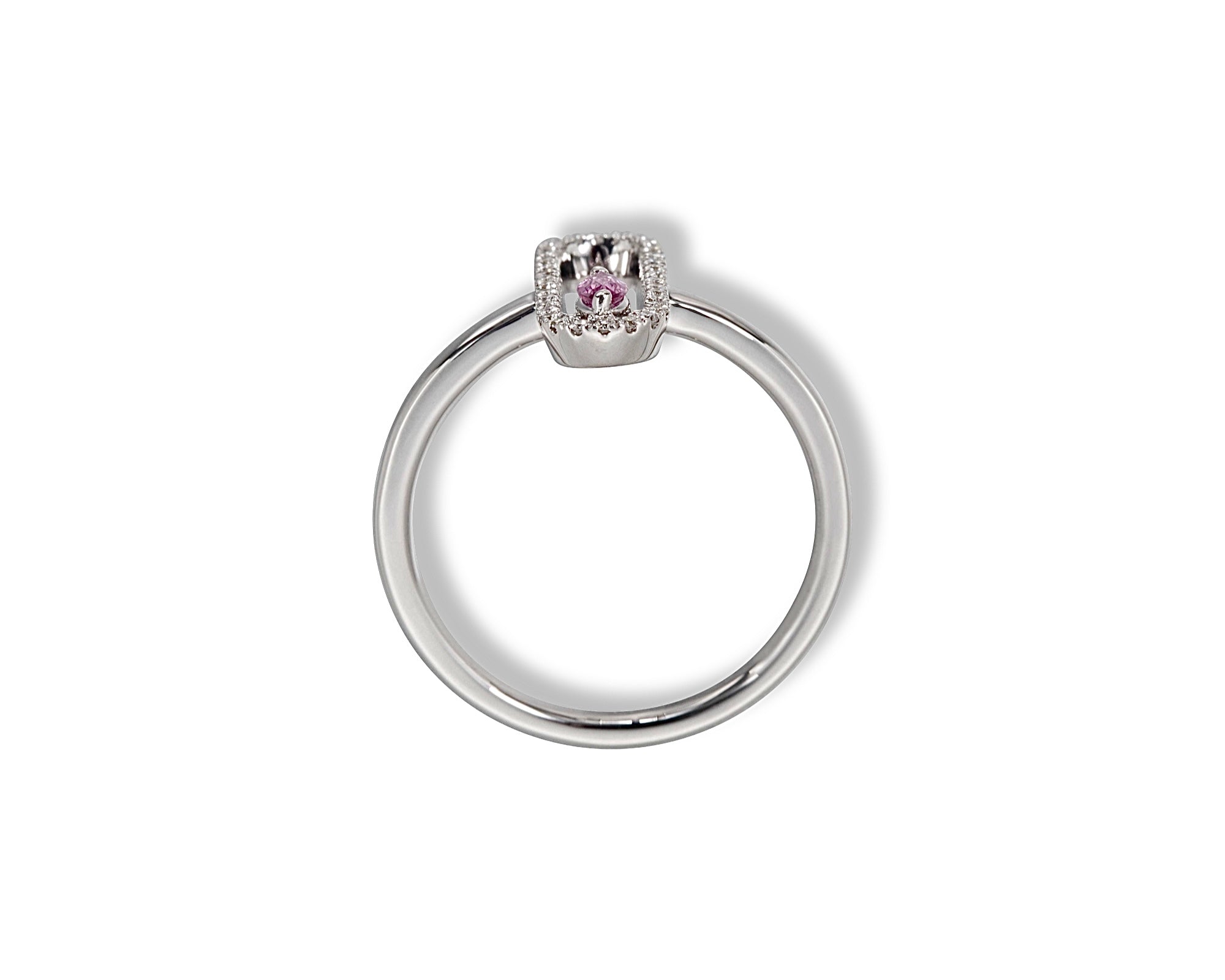 Mini Oval Pink Ring